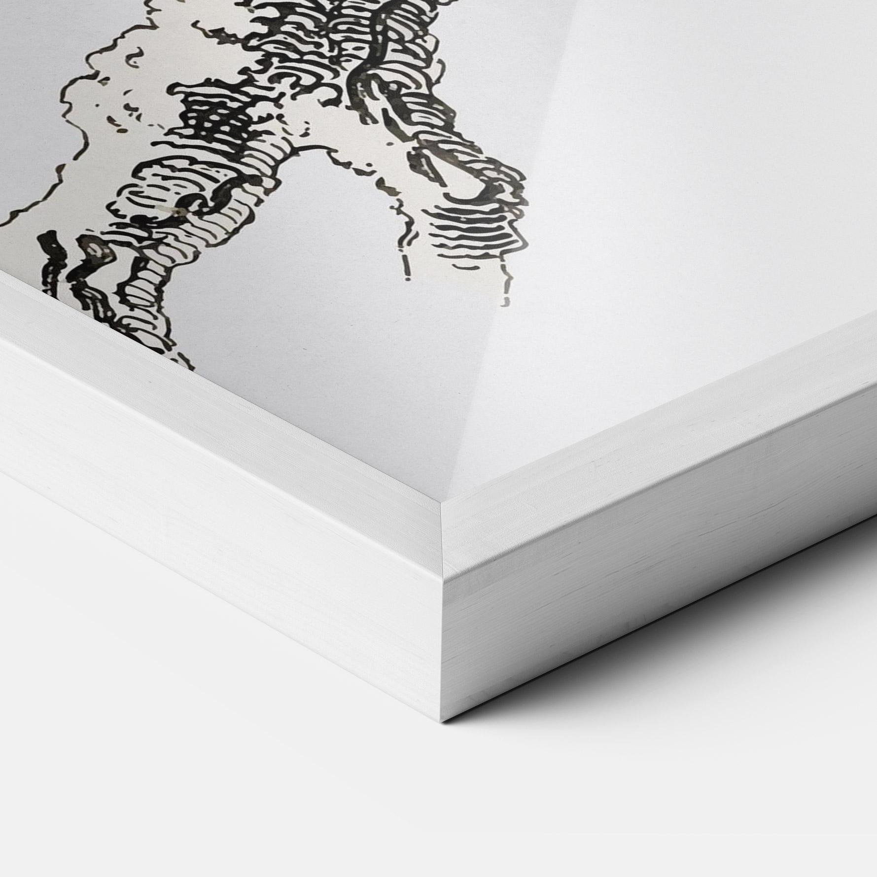 Poster Înrămat Yellow Owl mockup 3