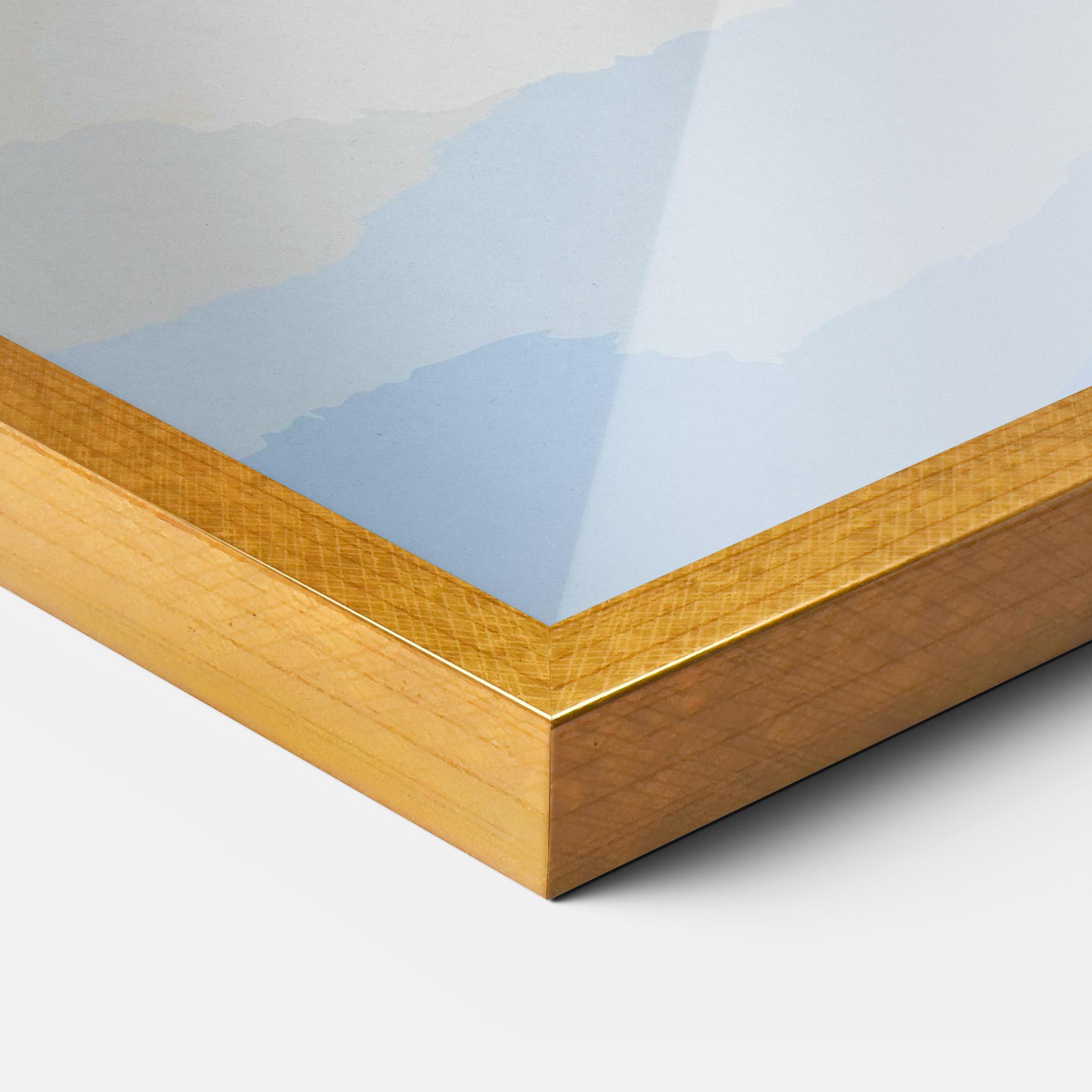 Poster Înrămat Blue Bird Painting mockup 3