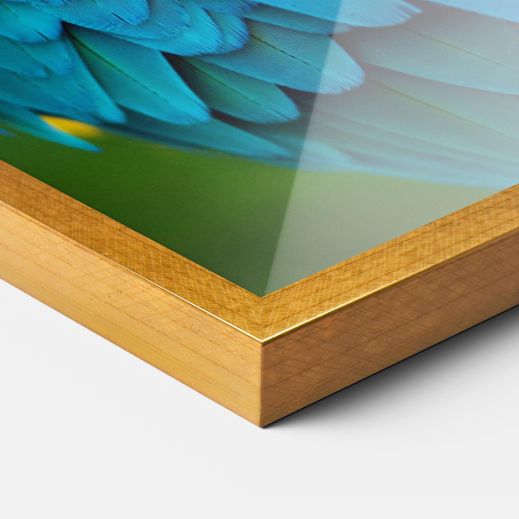 Poster Înrămat Blue Parrot mockup 3