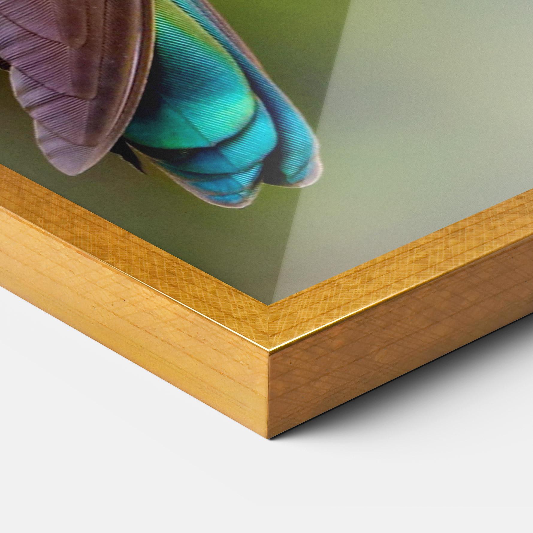 Poster Înrămat Green Bird mockup 3