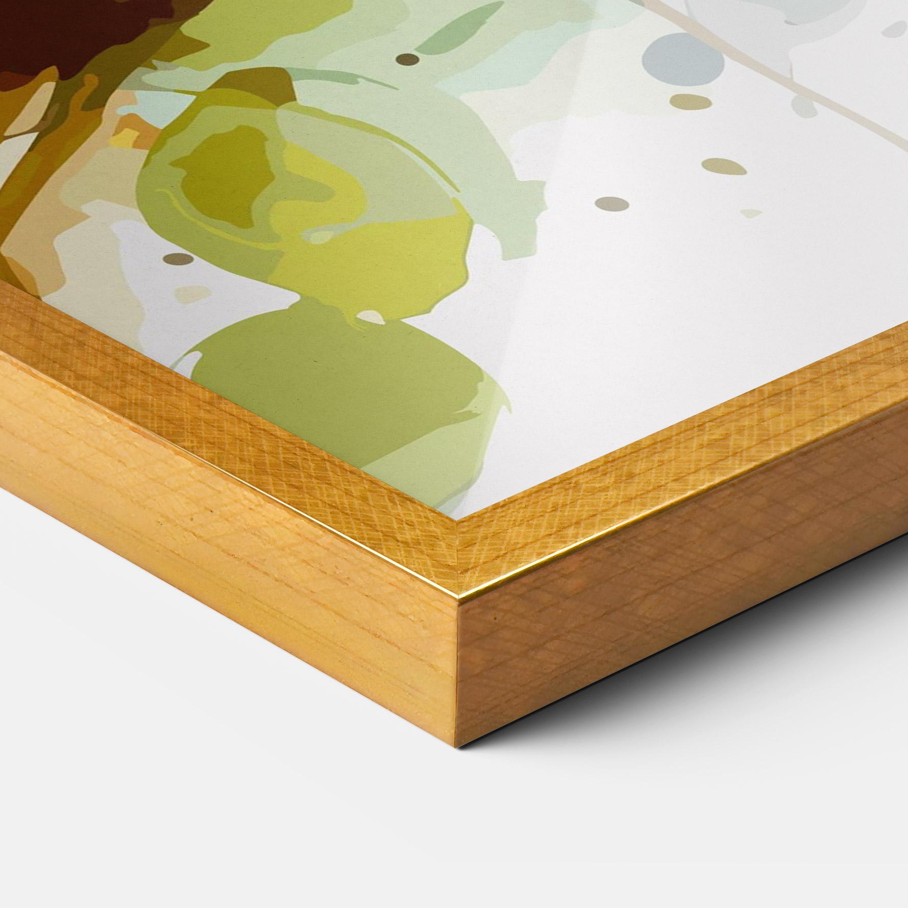 Poster Înrămat Pretty Blue Bird mockup 3