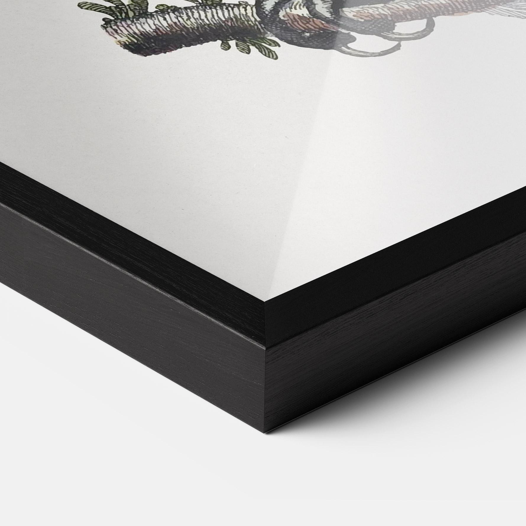 Poster Înrămat Interesting Bird mockup 3