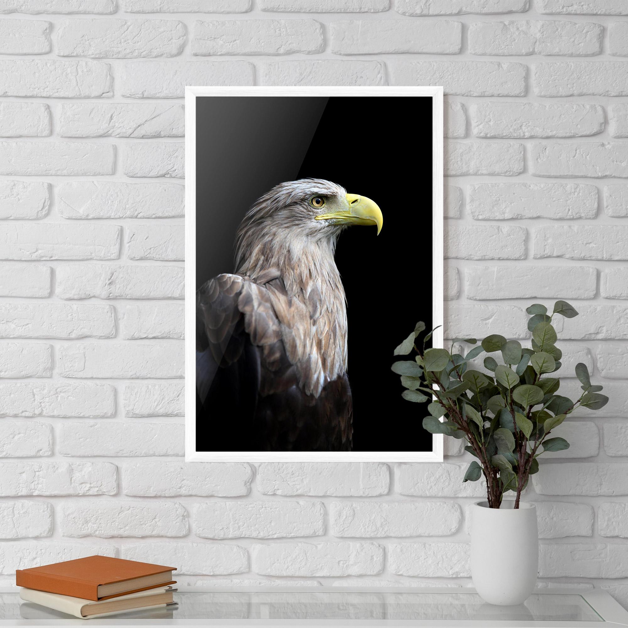 Poster Înrămat Close Up Eagle mockup 5