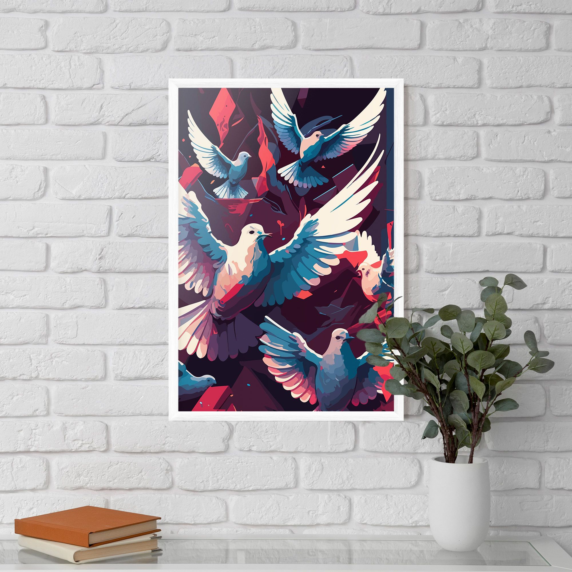 Pretty Dove Family mockup 5