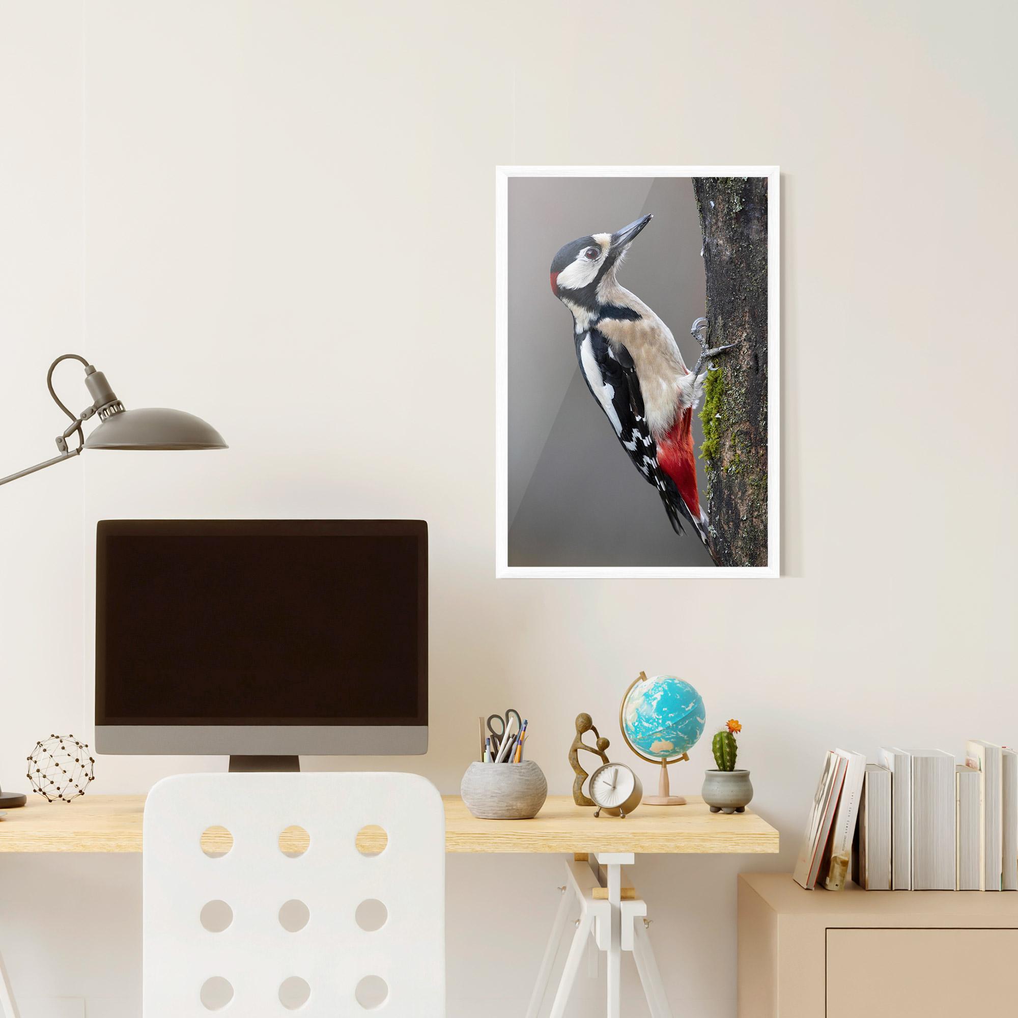 Poster Înrămat Woodpecker mockup 6
