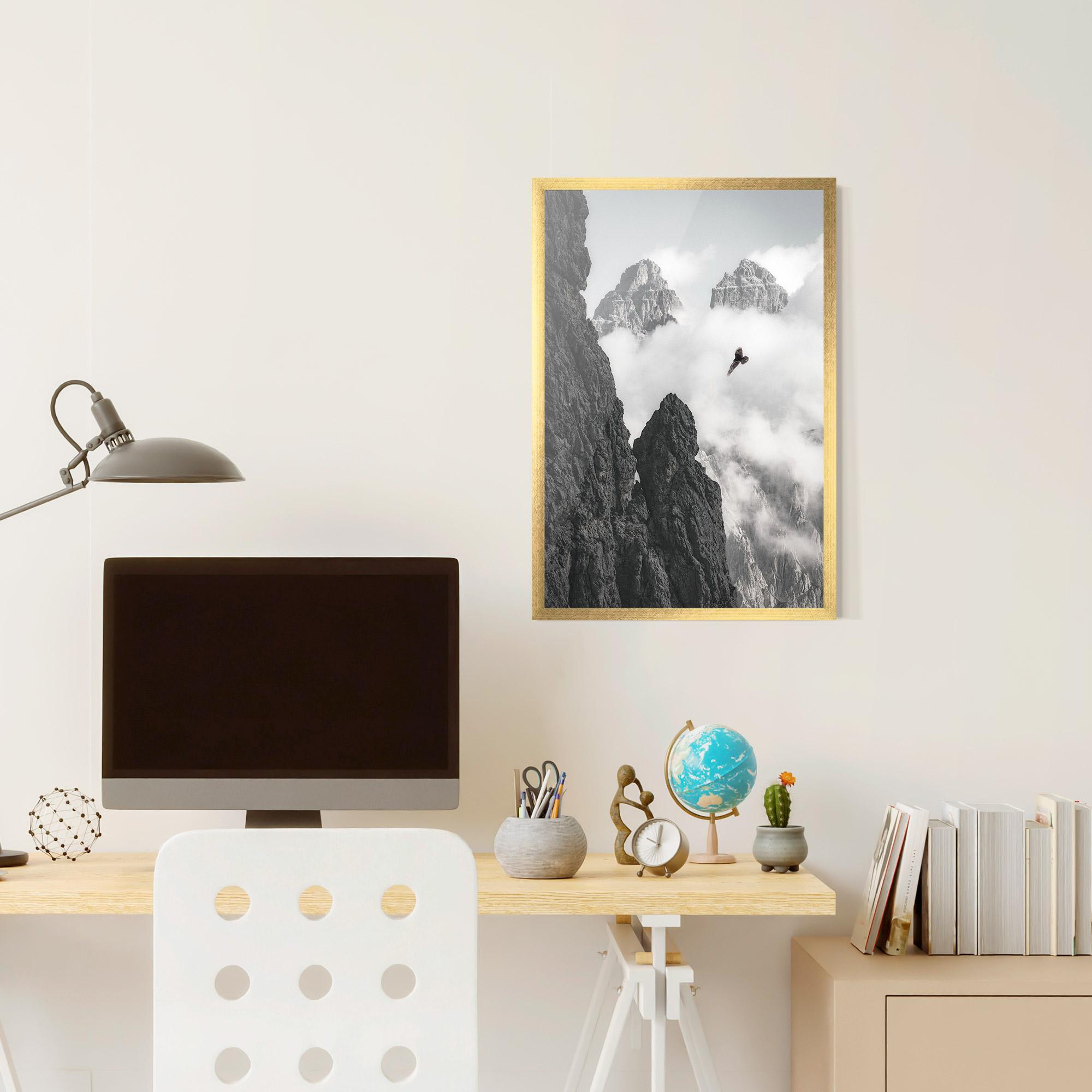 Poster Înrămat Mountain Eagle mockup 6