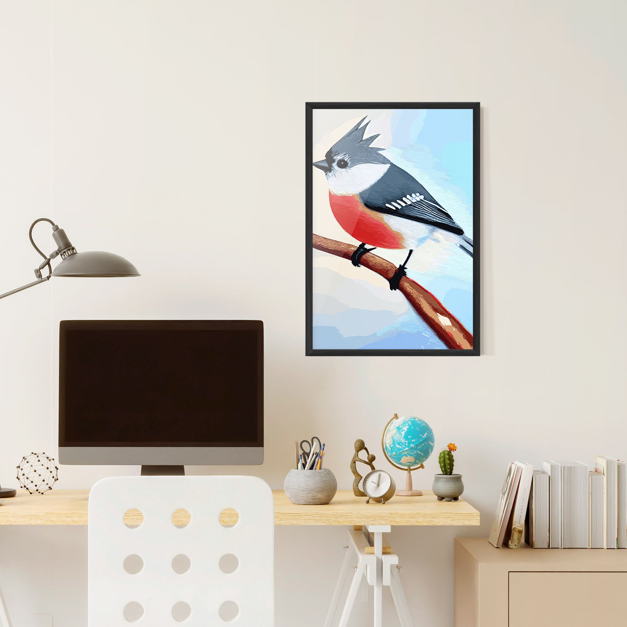 Blue Bird Painting mockup 6