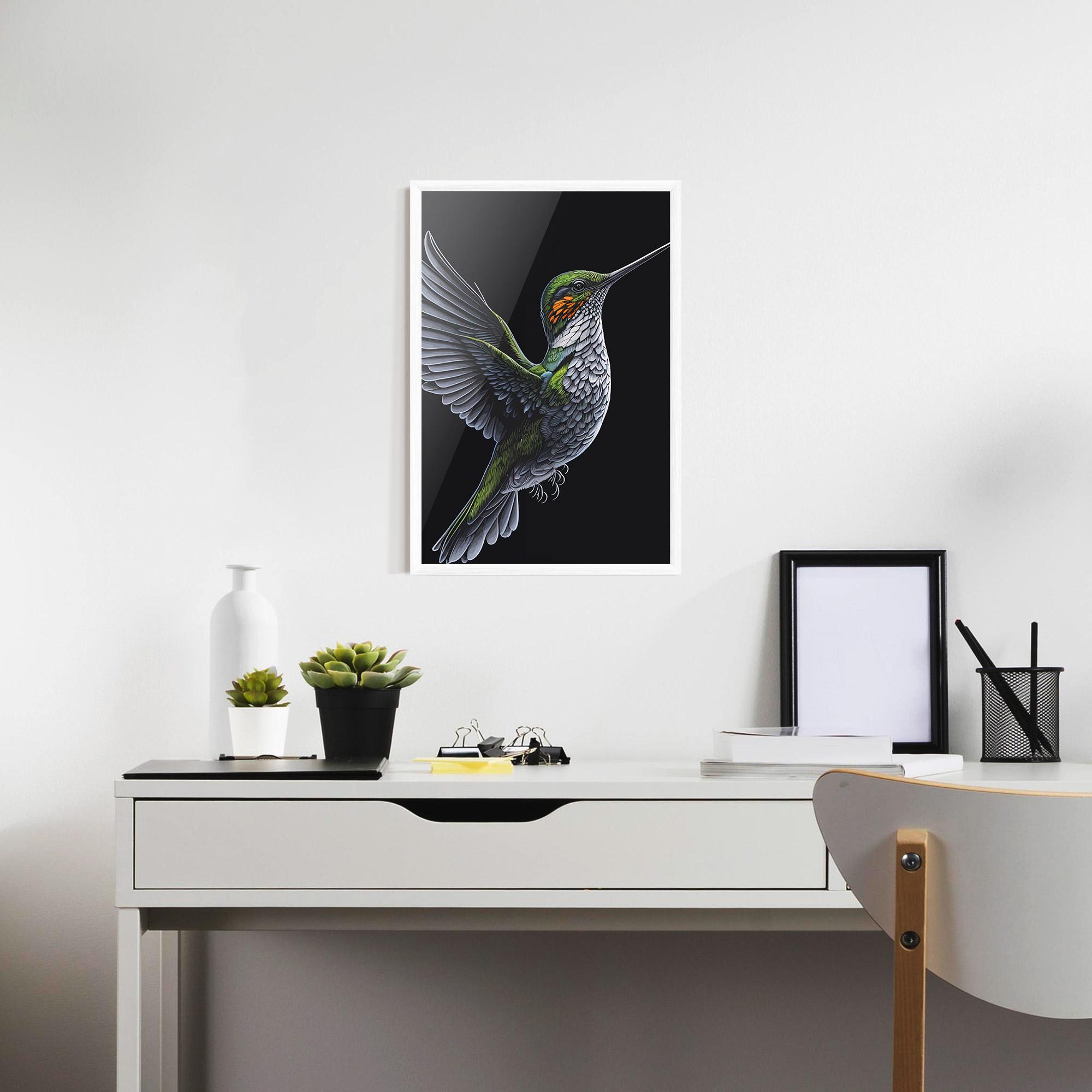 Poster Înrămat Hummingbird mockup 7