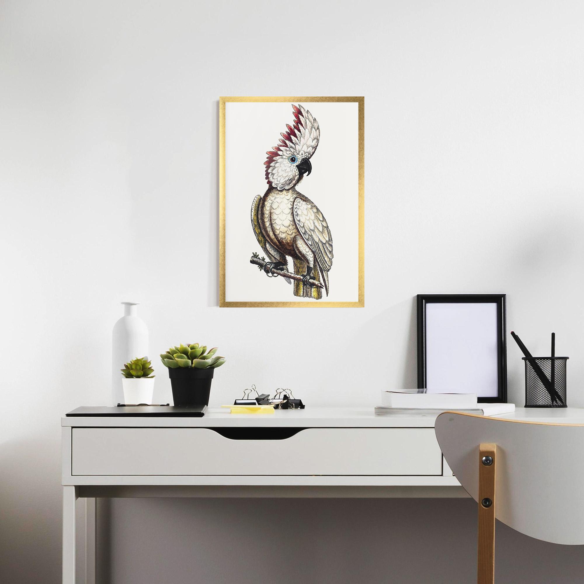 Poster Înrămat Interesting Bird mockup 7