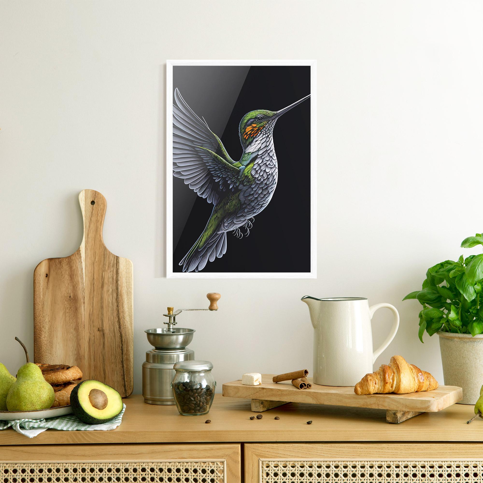 Poster Înrămat Hummingbird mockup 8