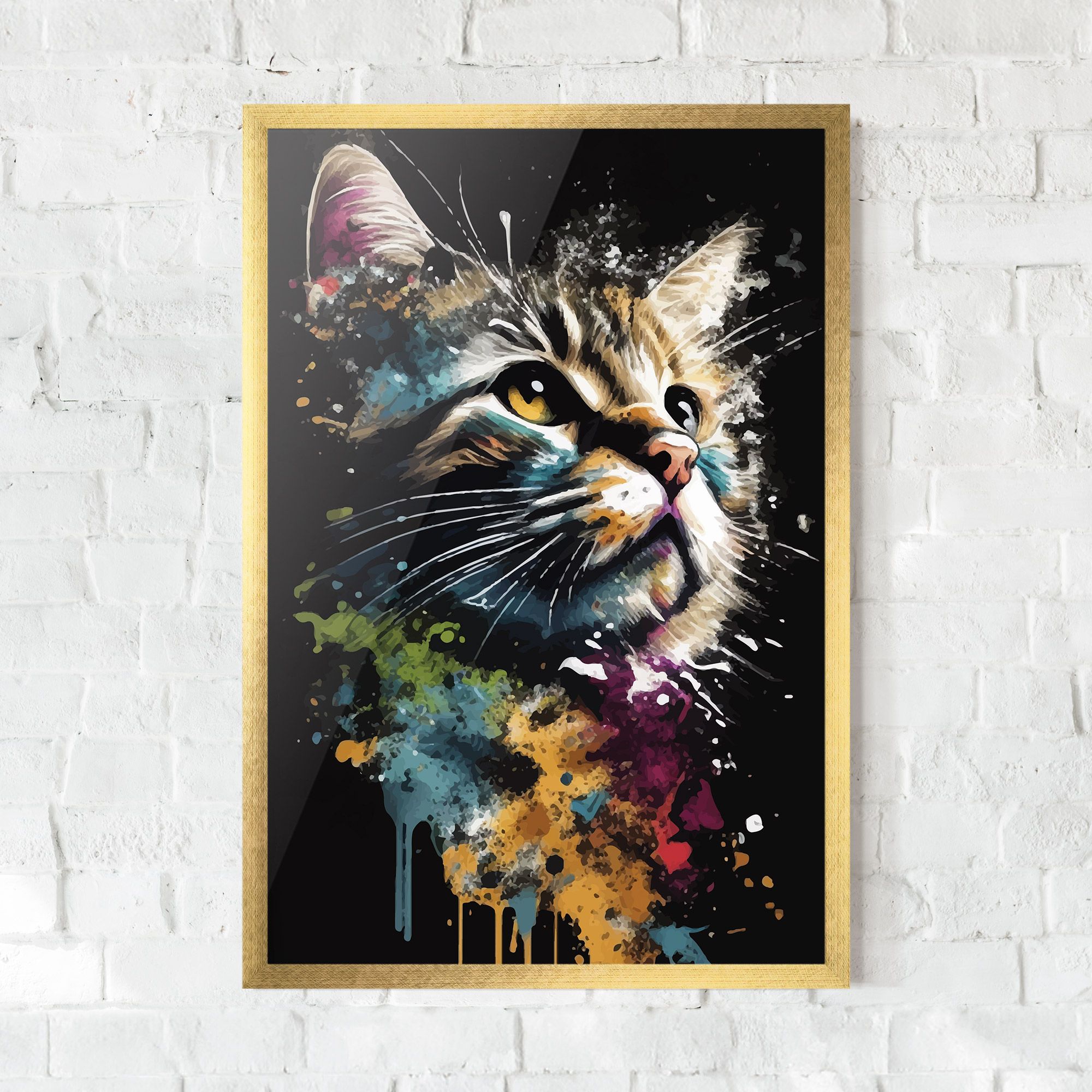 Painted Cat mockup 0