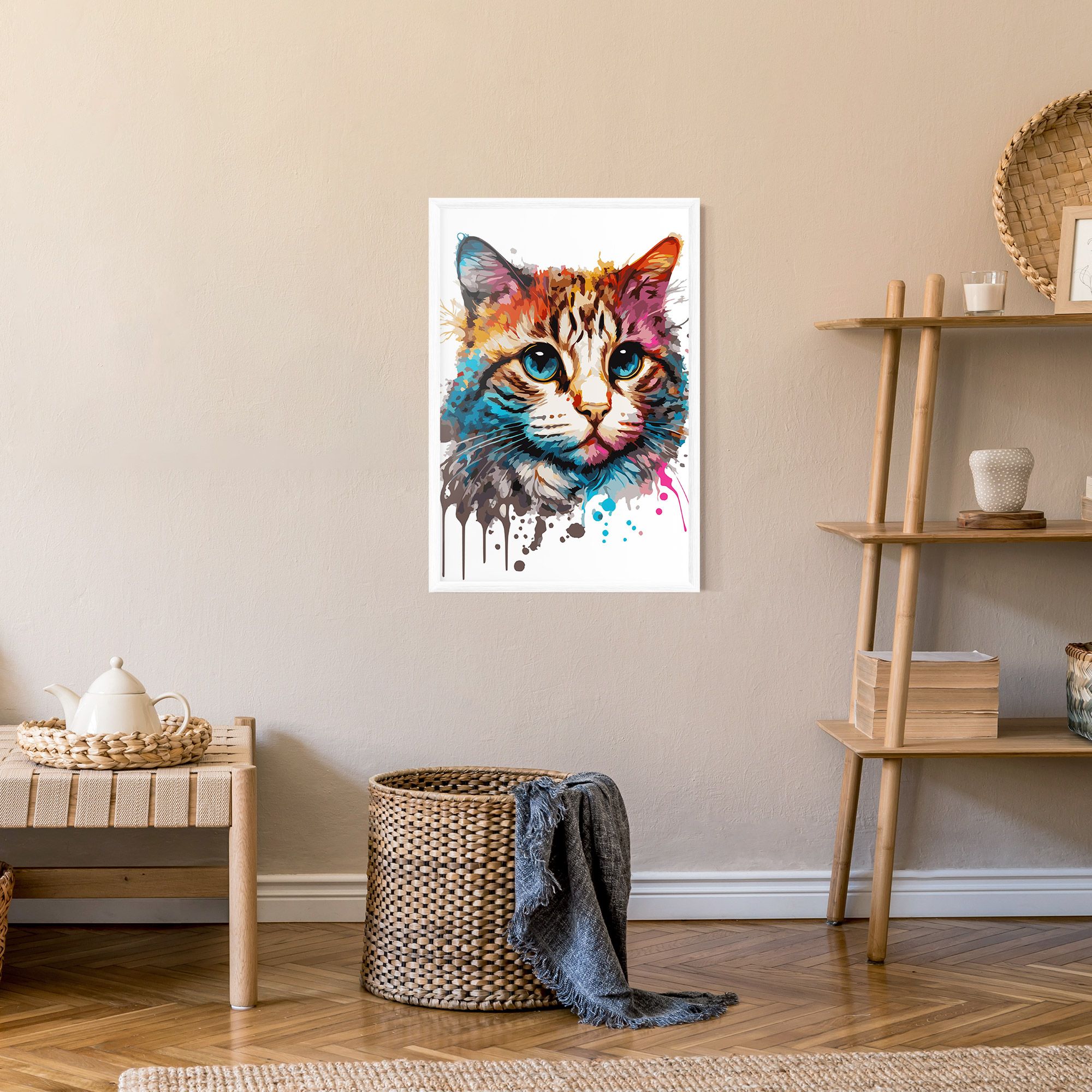 Blue Eyes Cat mockup 9