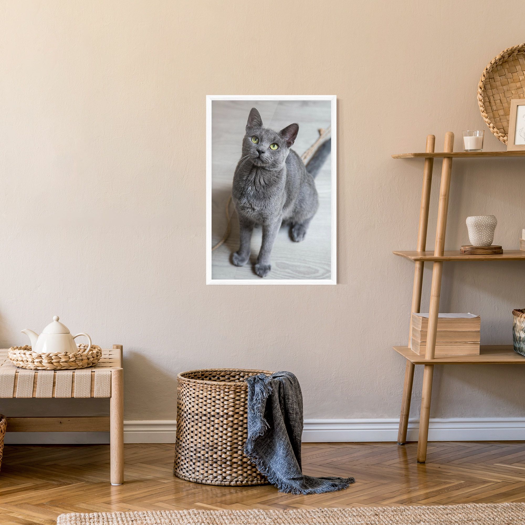 Grey Green Cat Eyes mockup 9