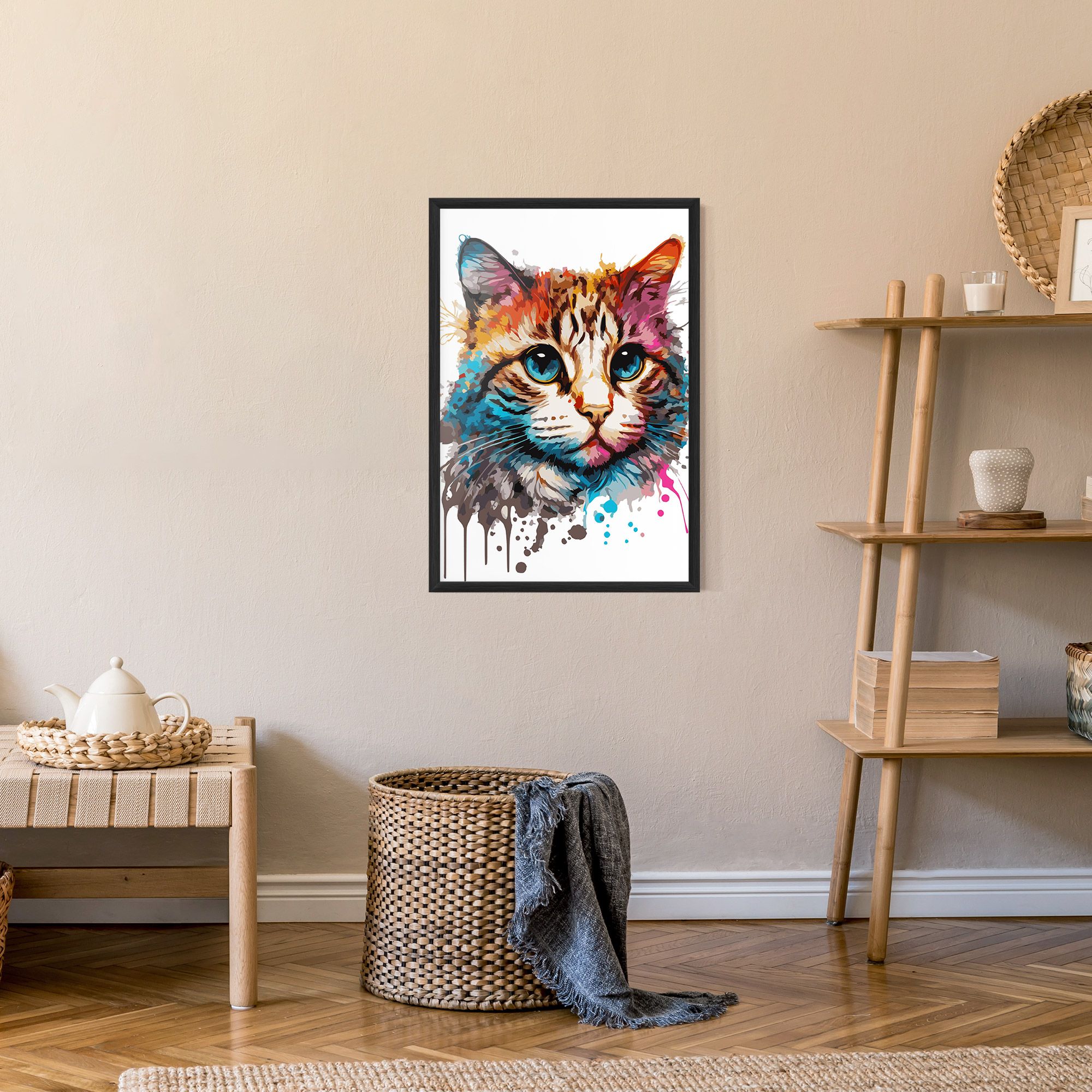 Blue Eyes Cat mockup 9