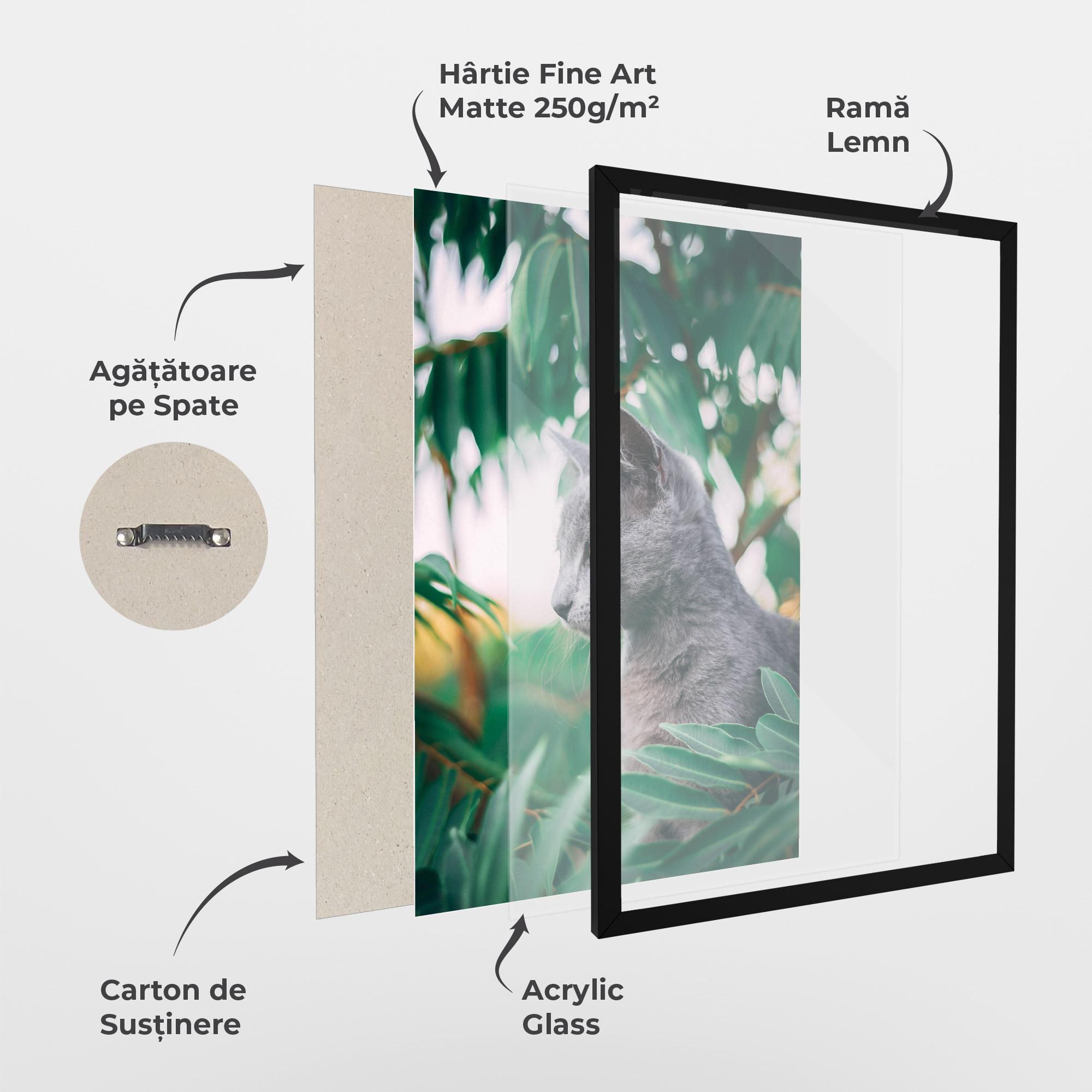 Poster Înrămat Cat Tree mockup 1