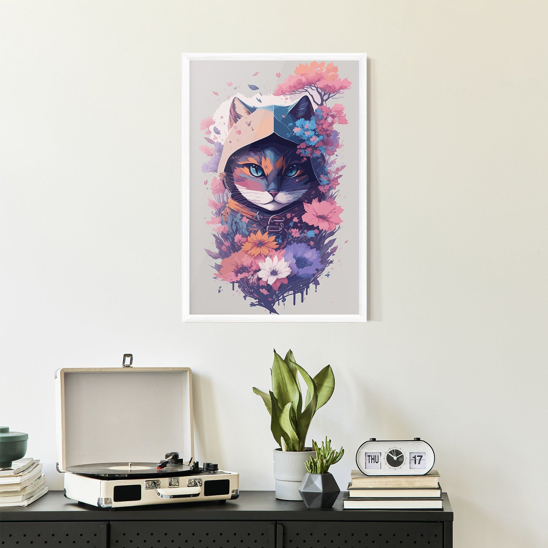 Purple Cat mockup 2