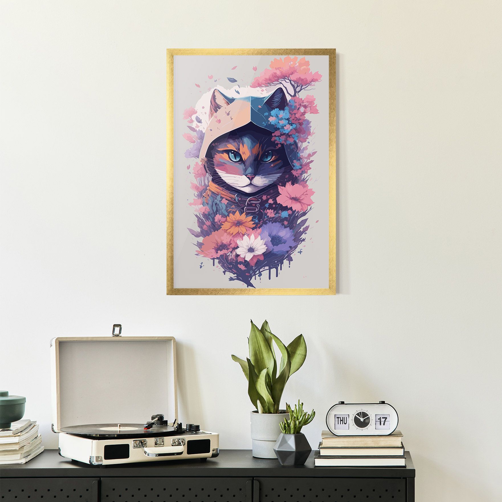 Purple Cat mockup 2