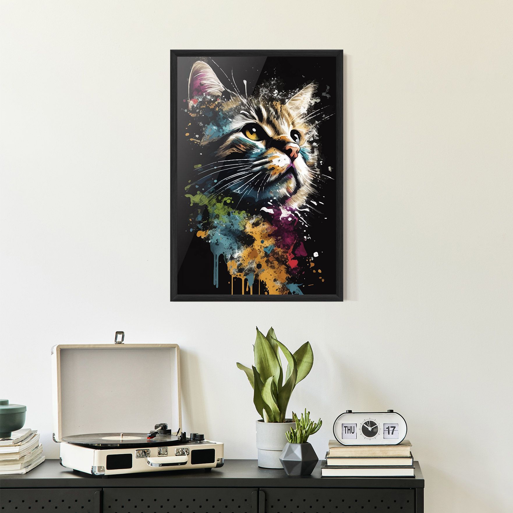 Painted Cat mockup 2