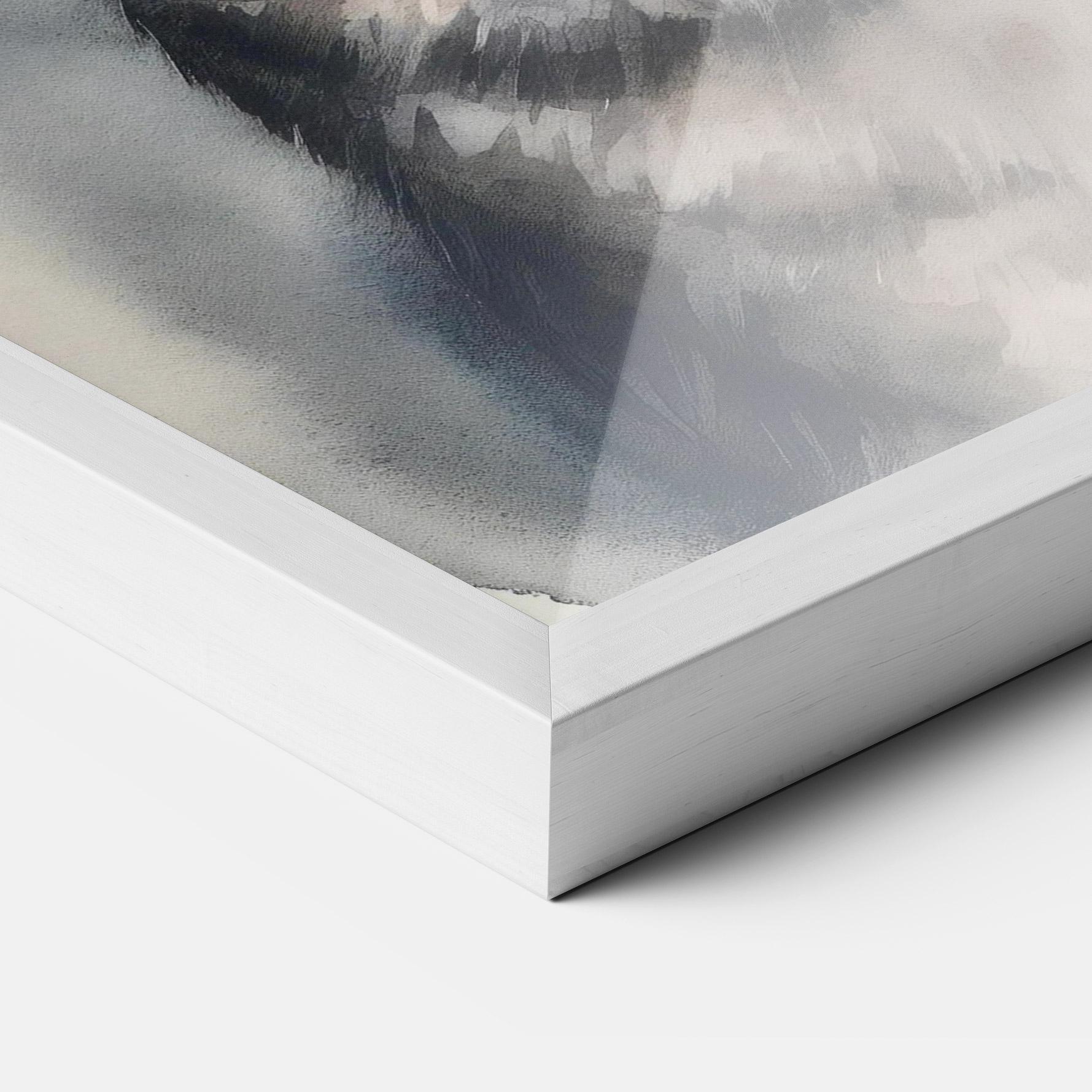 Poster Înrămat Flower Cat Art mockup 3