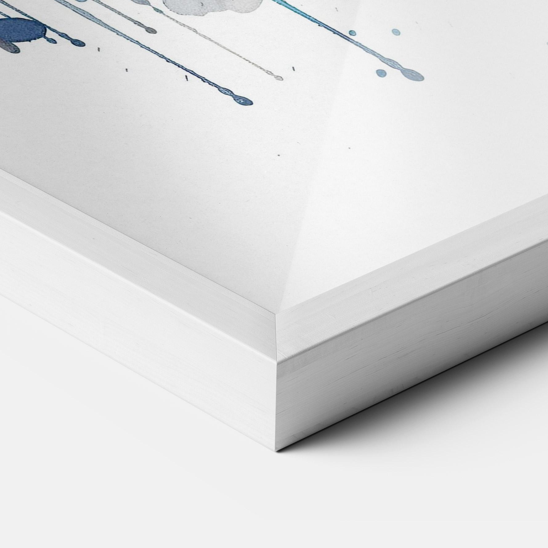 Poster Înrămat Orange Blue Eyes Cat mockup 3