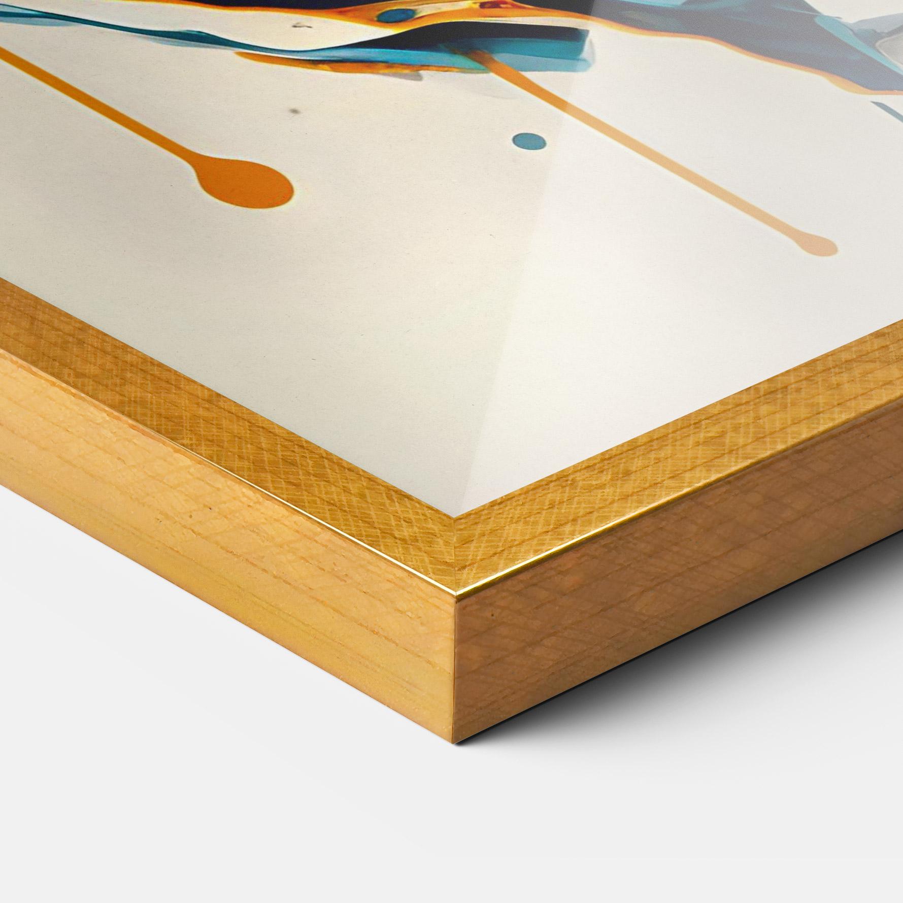 Poster Înrămat Cat Glasses Art mockup 3