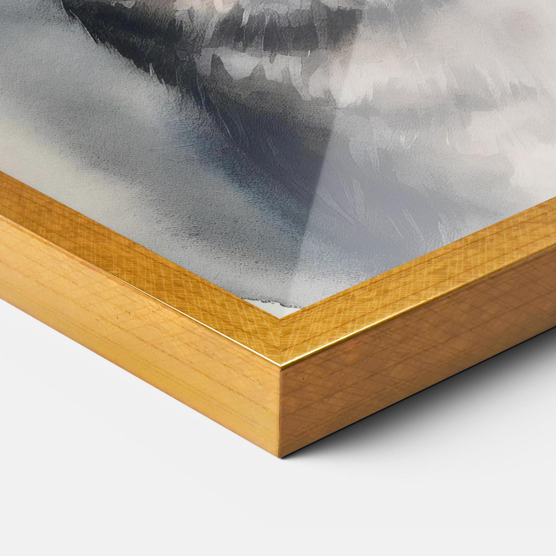 Poster Înrămat Flower Cat Art mockup 3