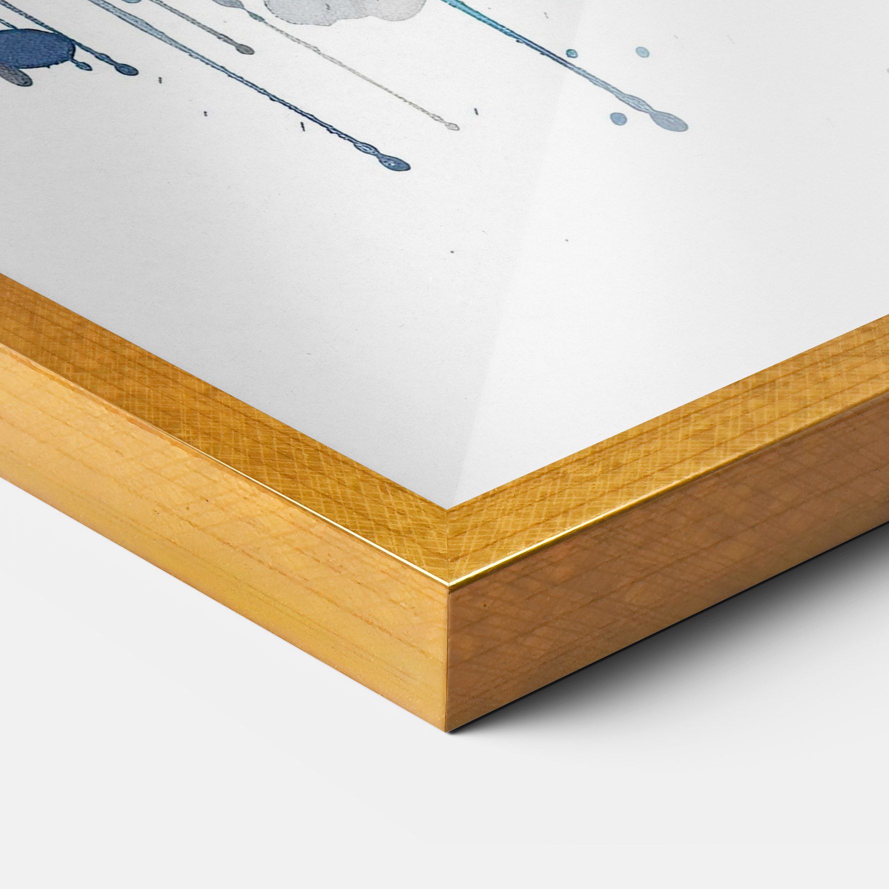 Orange Blue Eyes Cat mockup 3