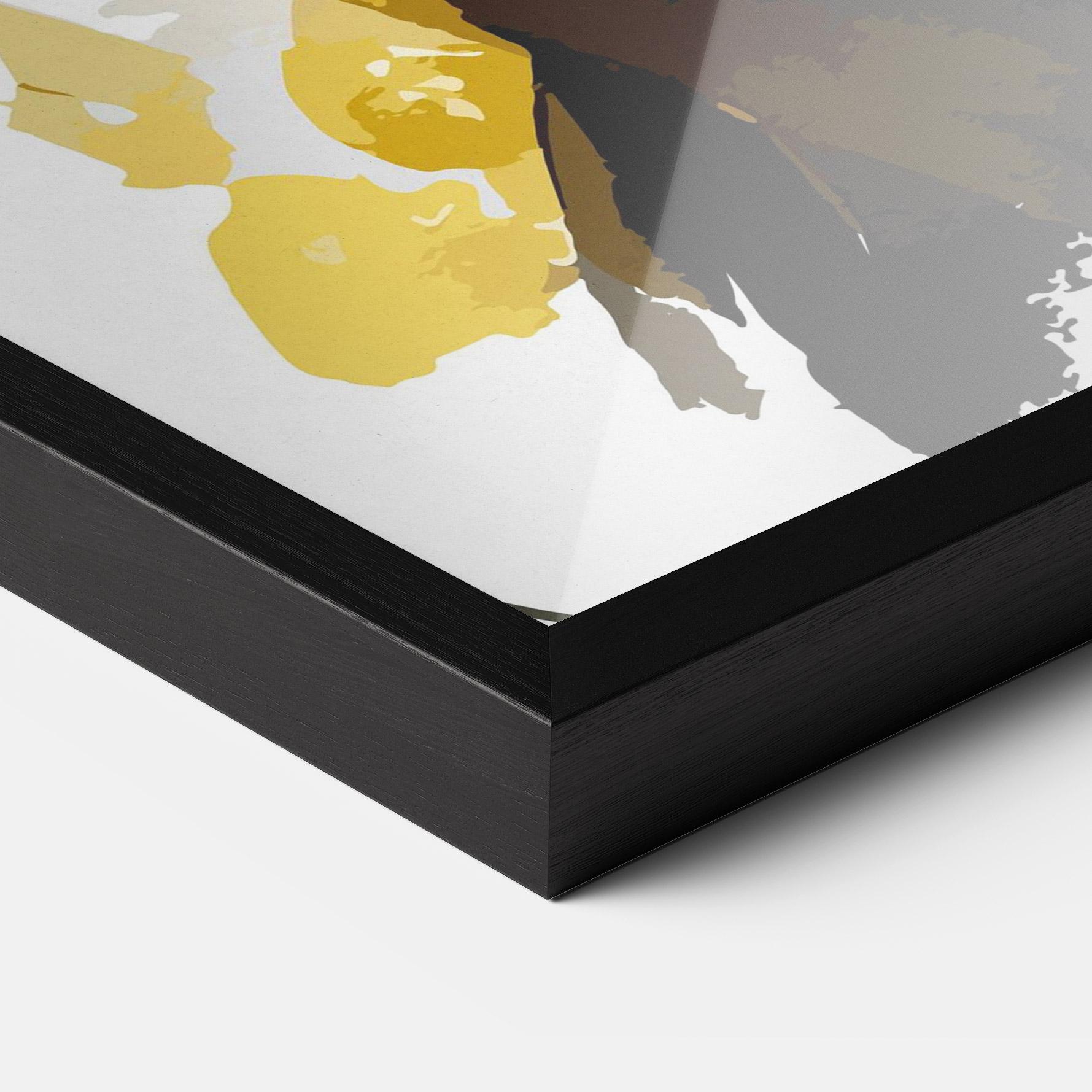 Poster Înrămat Beautiful Black Cat mockup 3