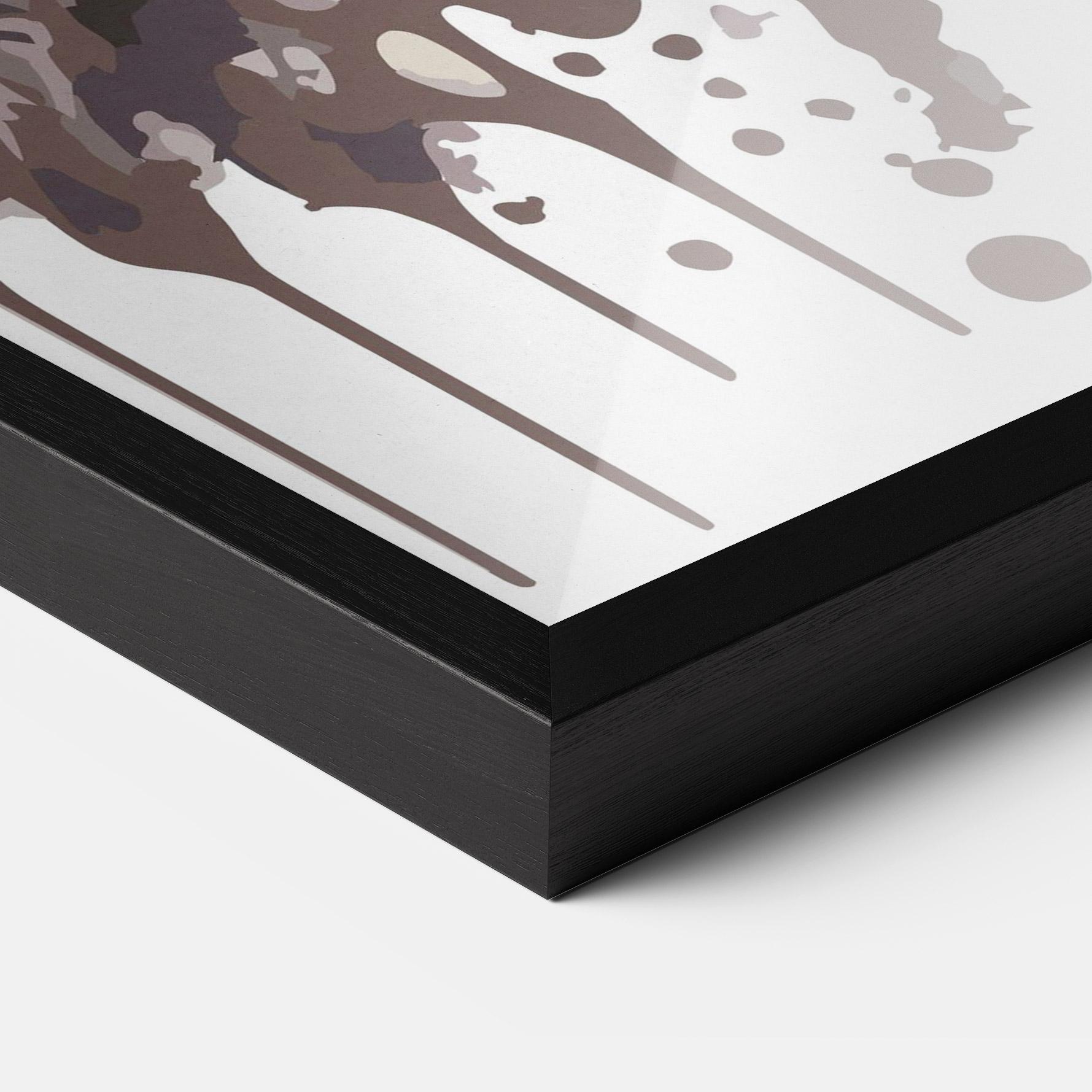 Poster Înrămat Blue Eyes Cat mockup 3