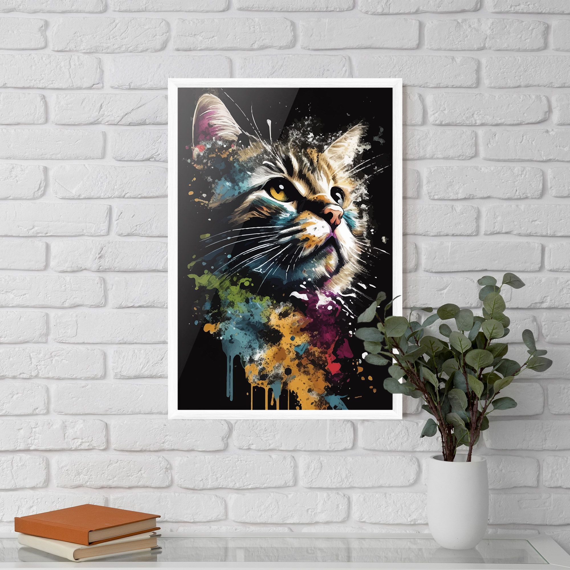 Painted Cat mockup 5
