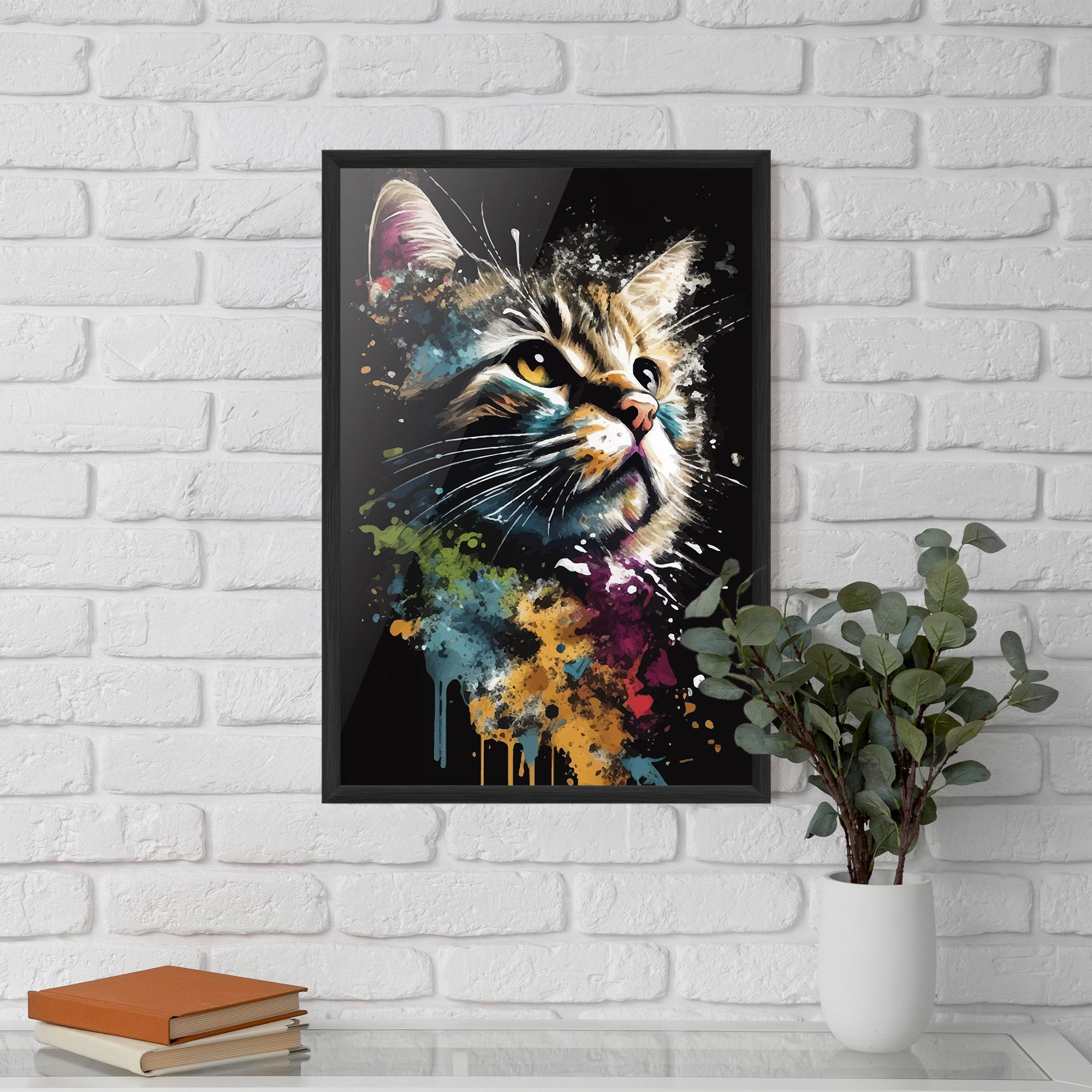 Painted Cat mockup 5