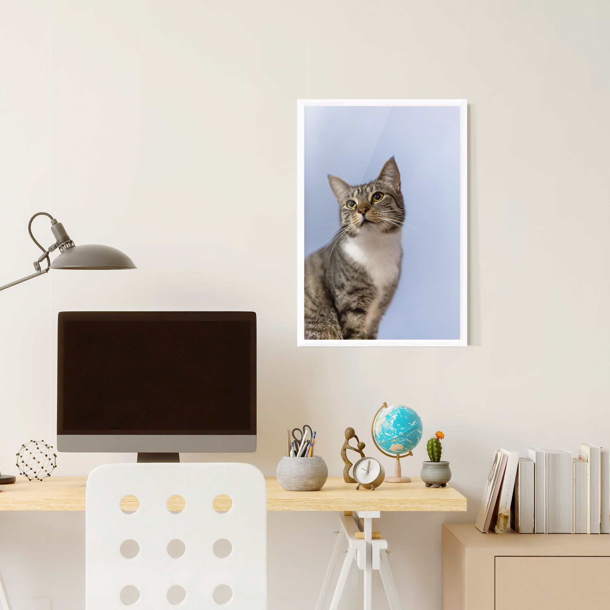 Yellow Eyes Cat mockup 6
