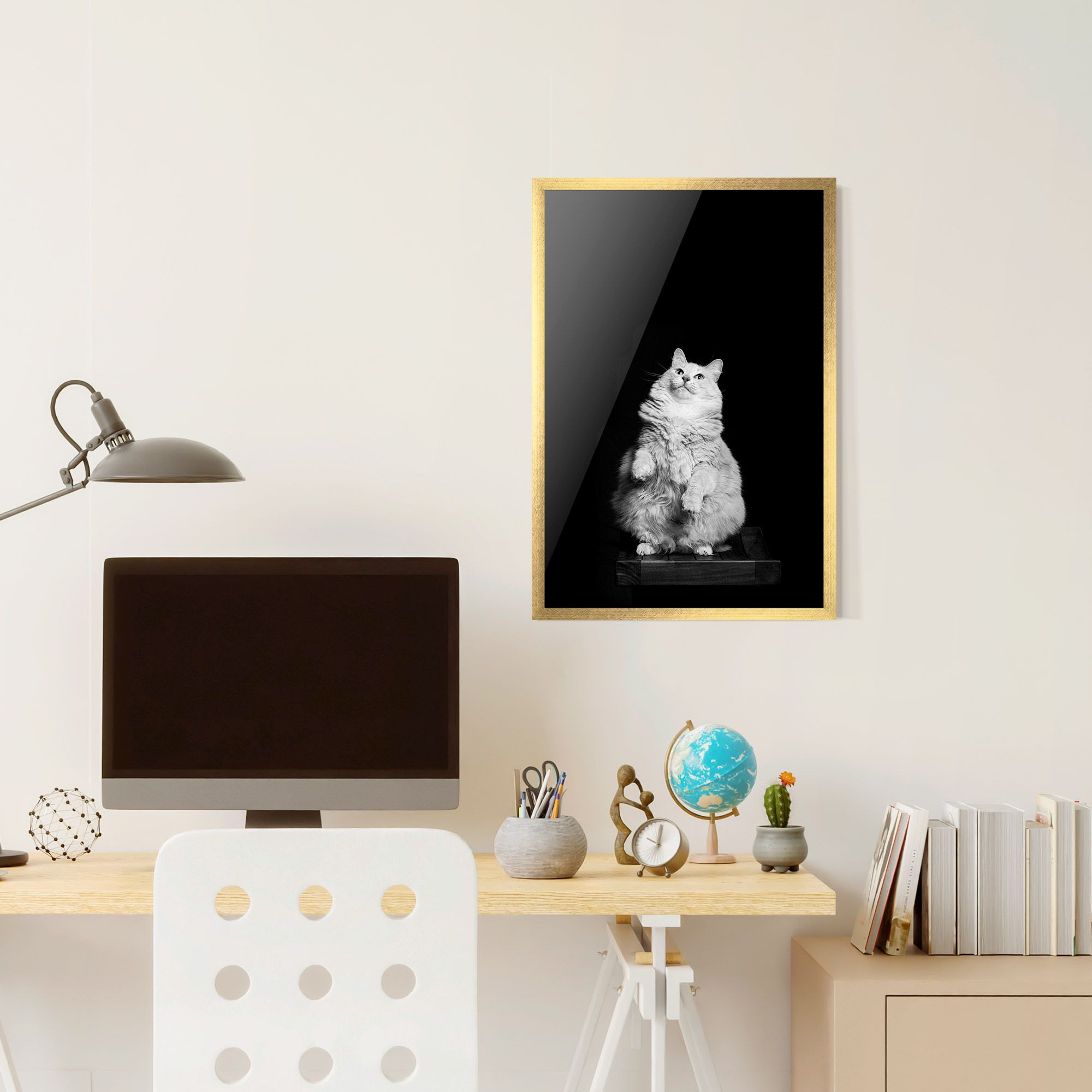 Big Fluffy Cat mockup 6