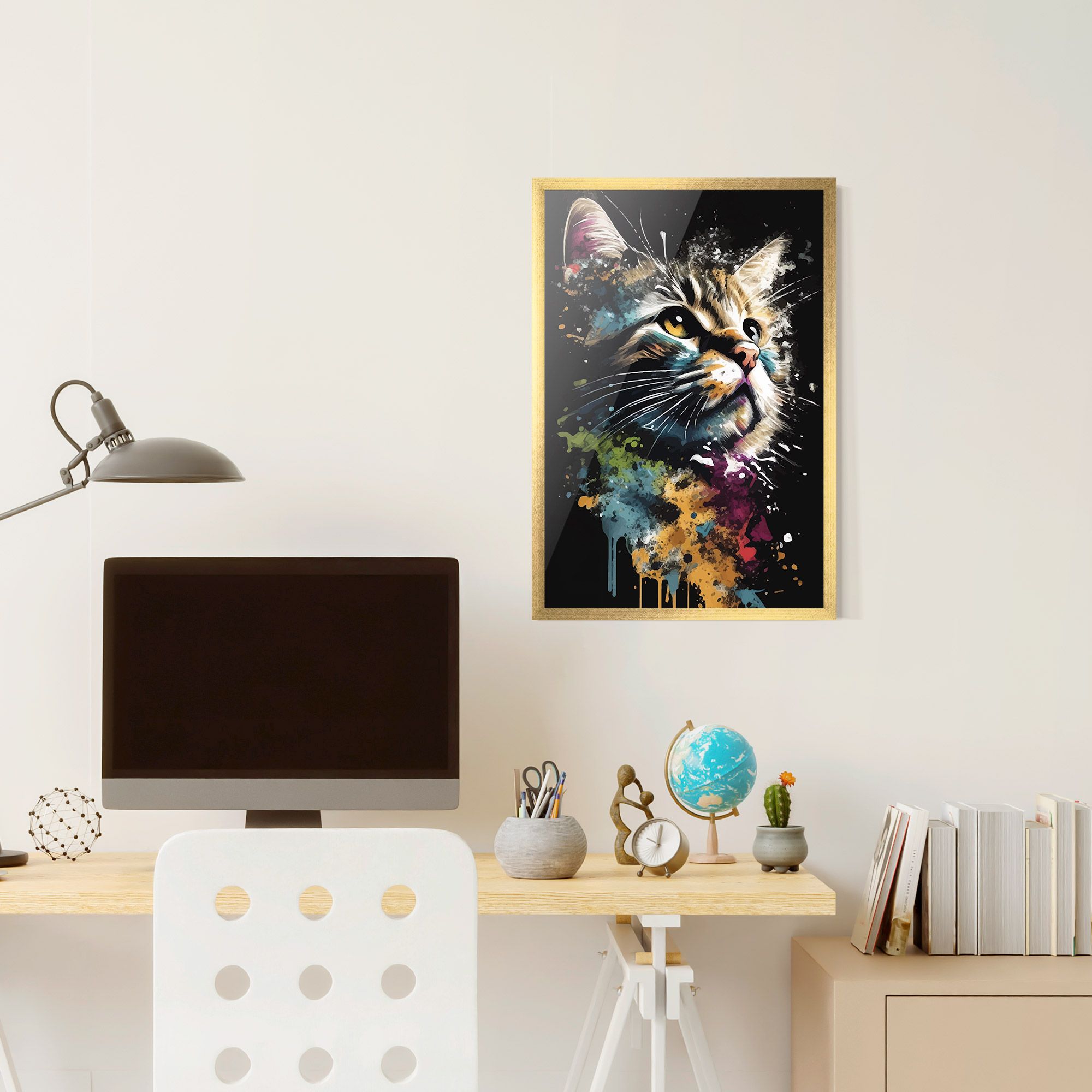 Painted Cat mockup 6