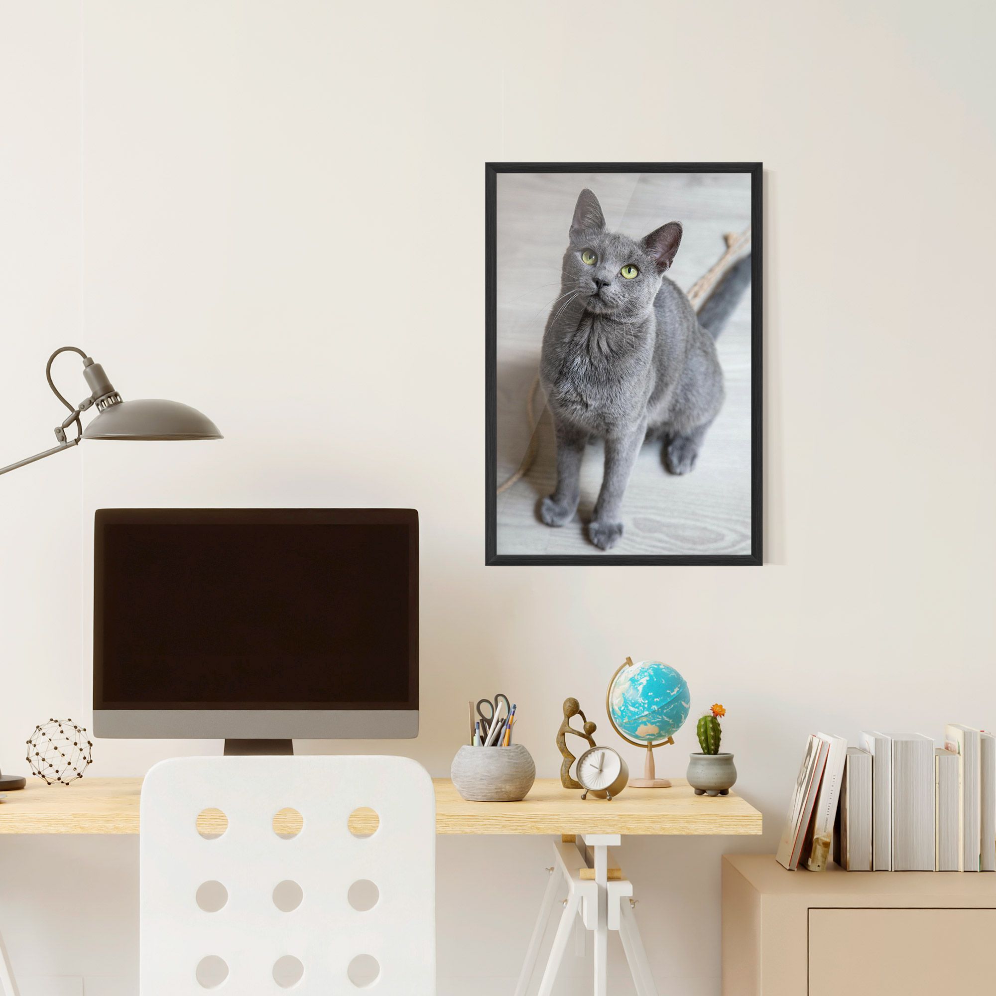 Grey Green Cat Eyes mockup 6