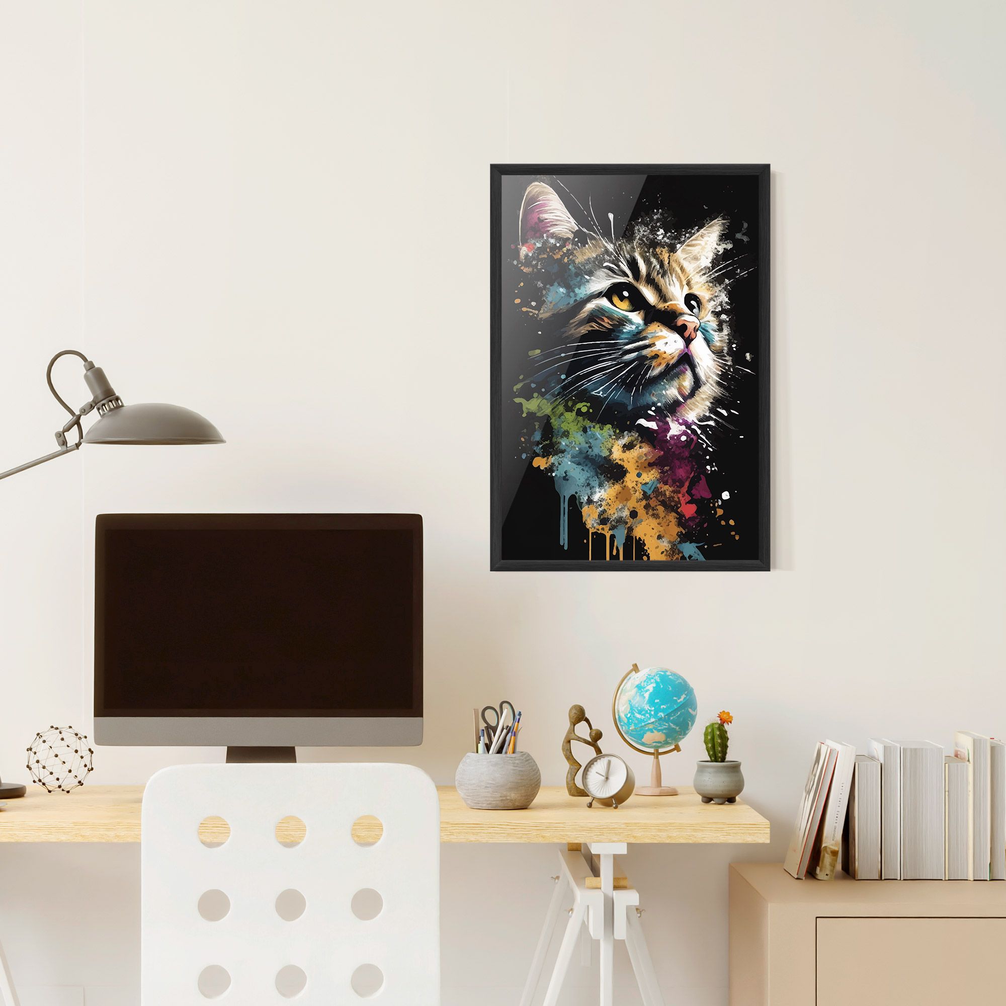 Painted Cat mockup 6