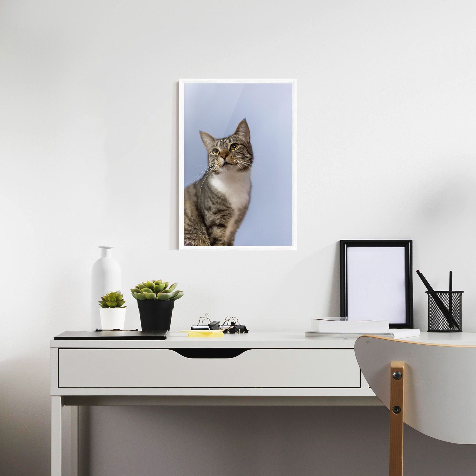 Yellow Eyes Cat mockup 7