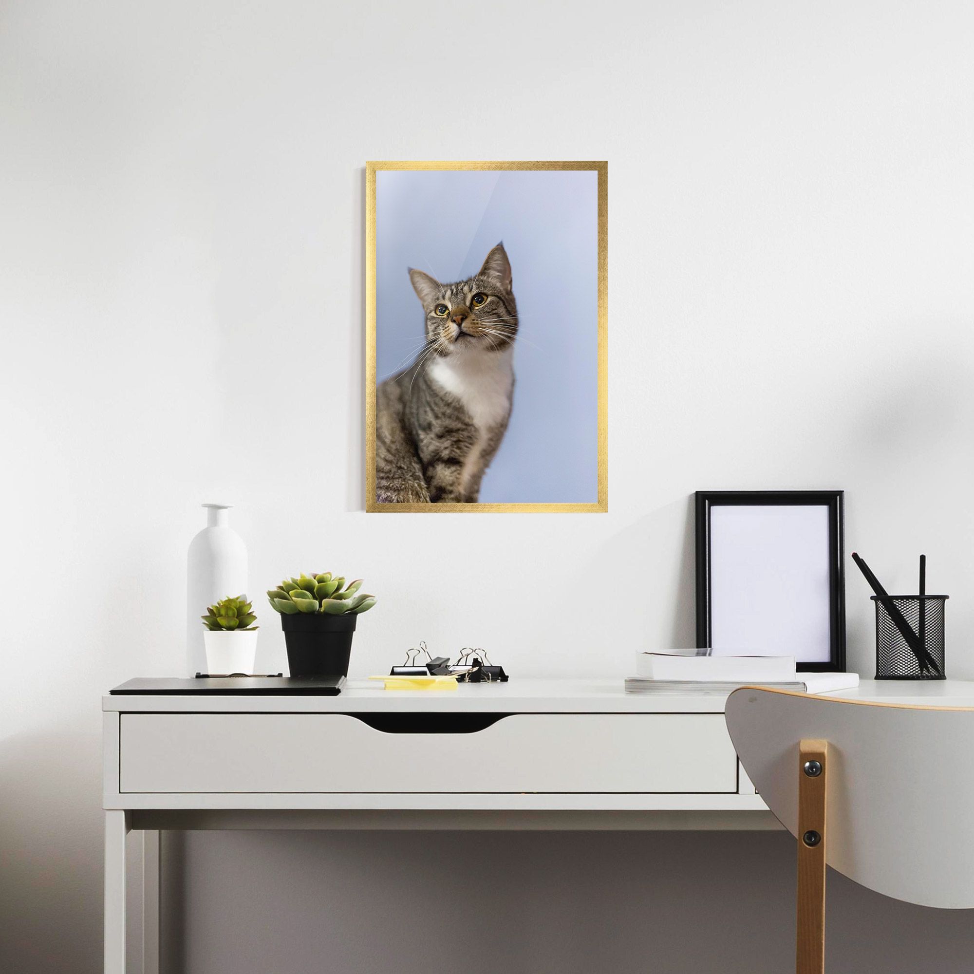 Yellow Eyes Cat mockup 7