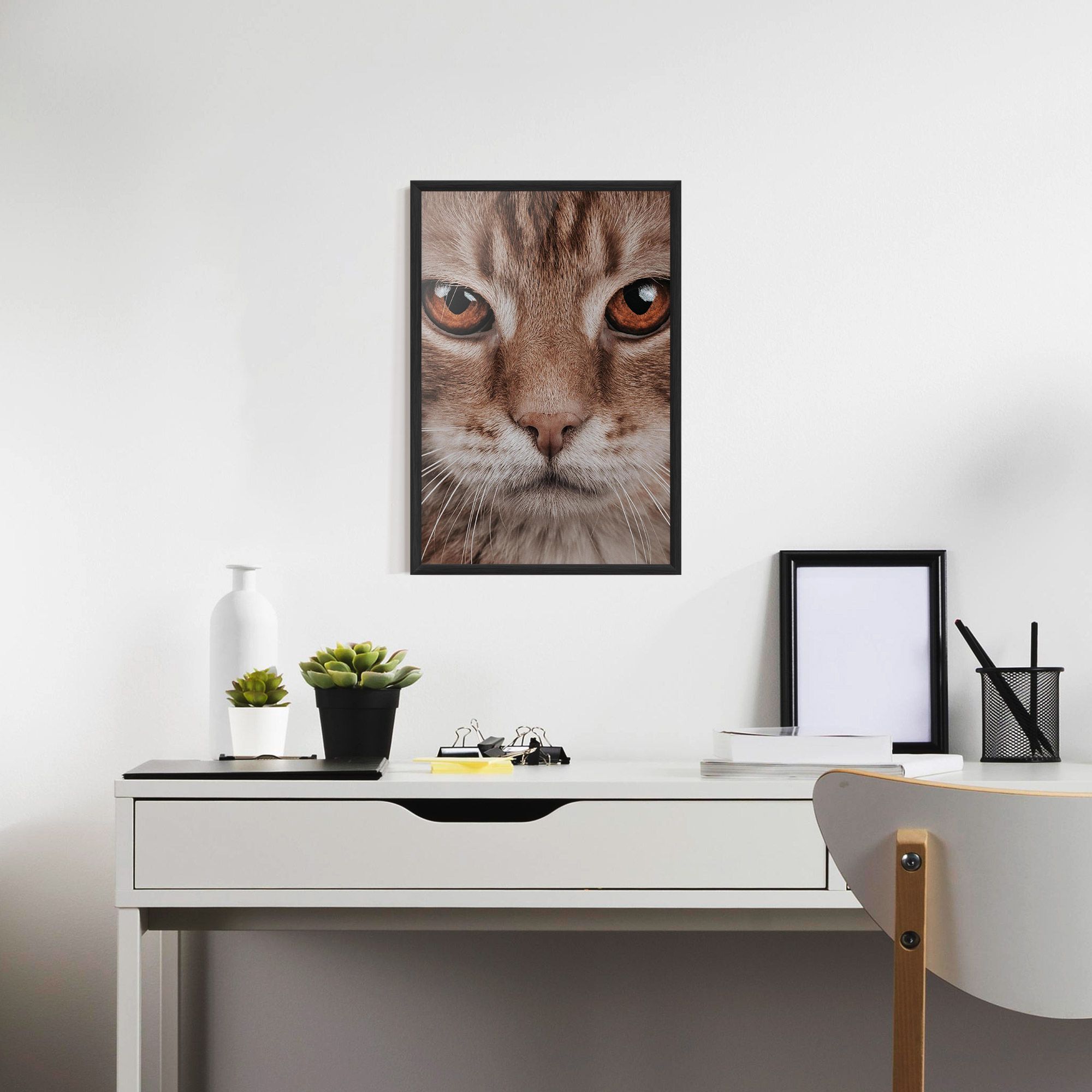 Fire Eyes Cat mockup 7