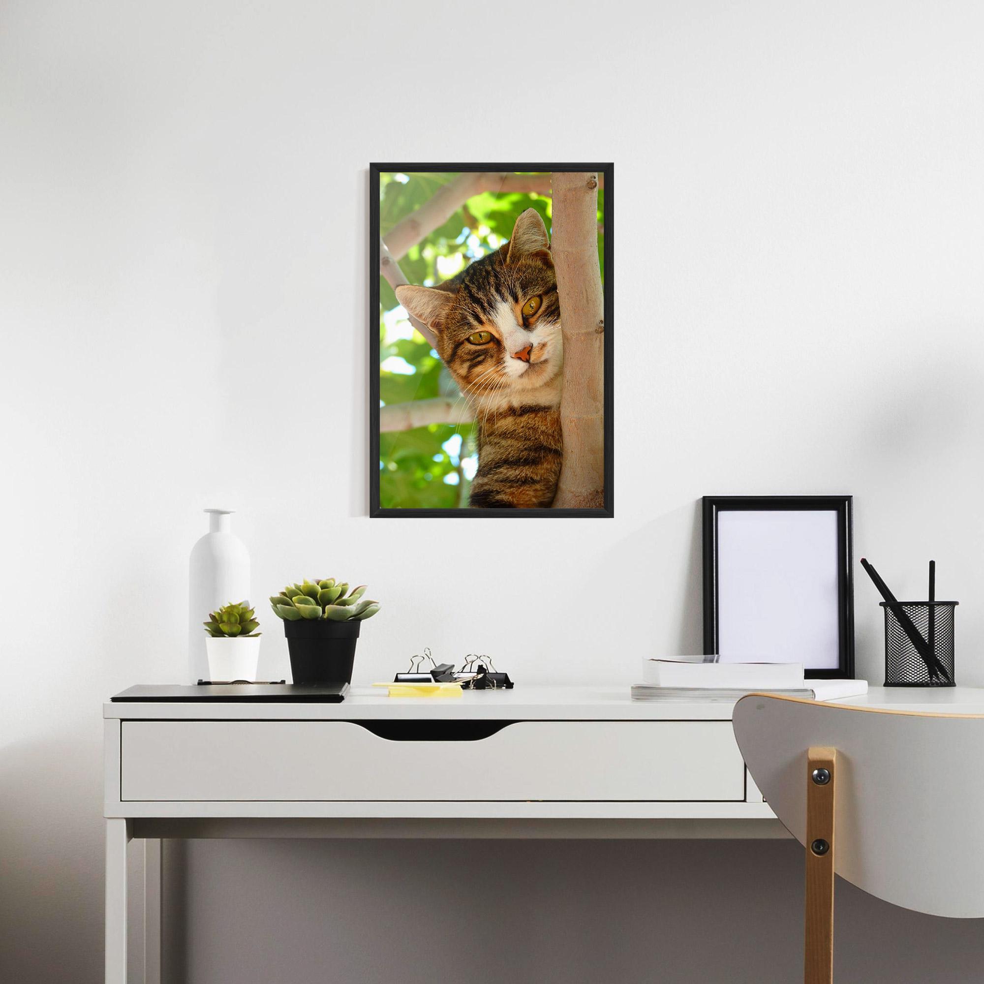 Poster Înrămat Tree Cat mockup 7