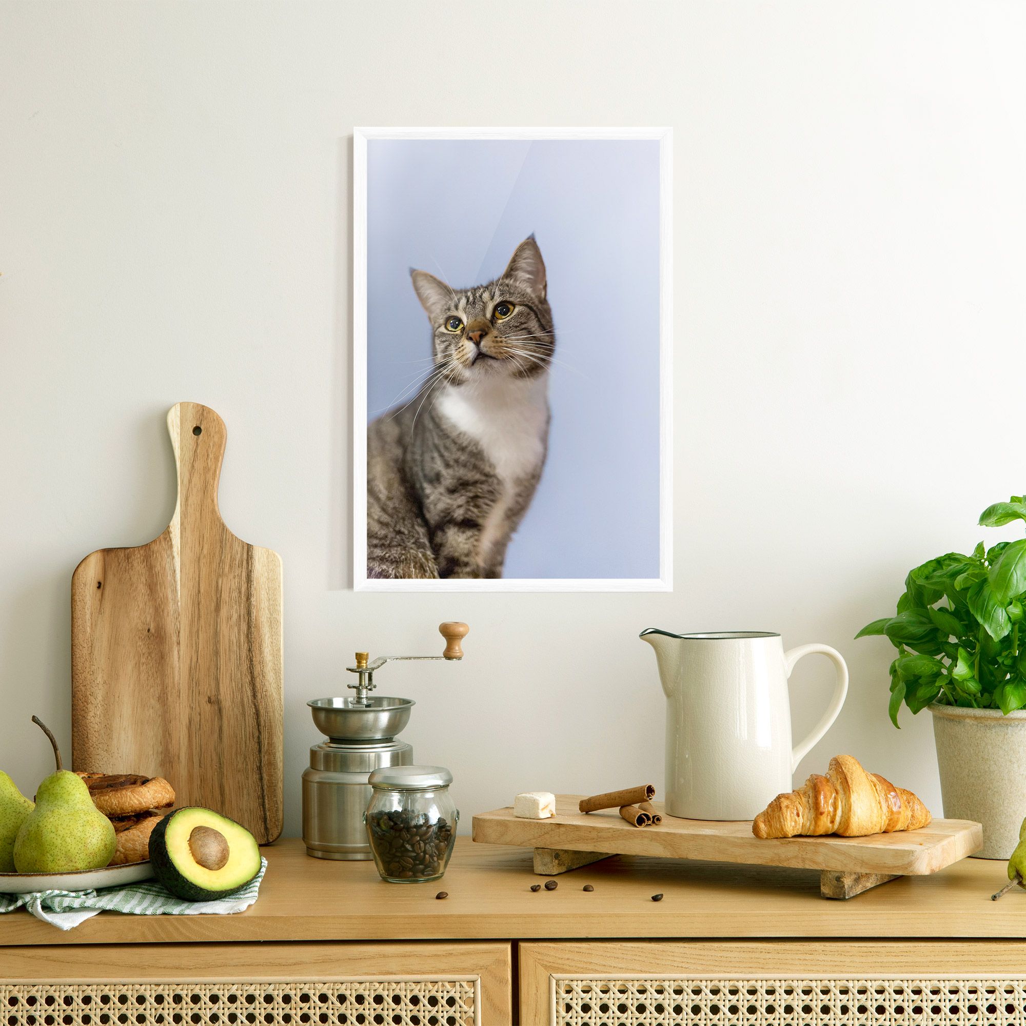 Yellow Eyes Cat mockup 8