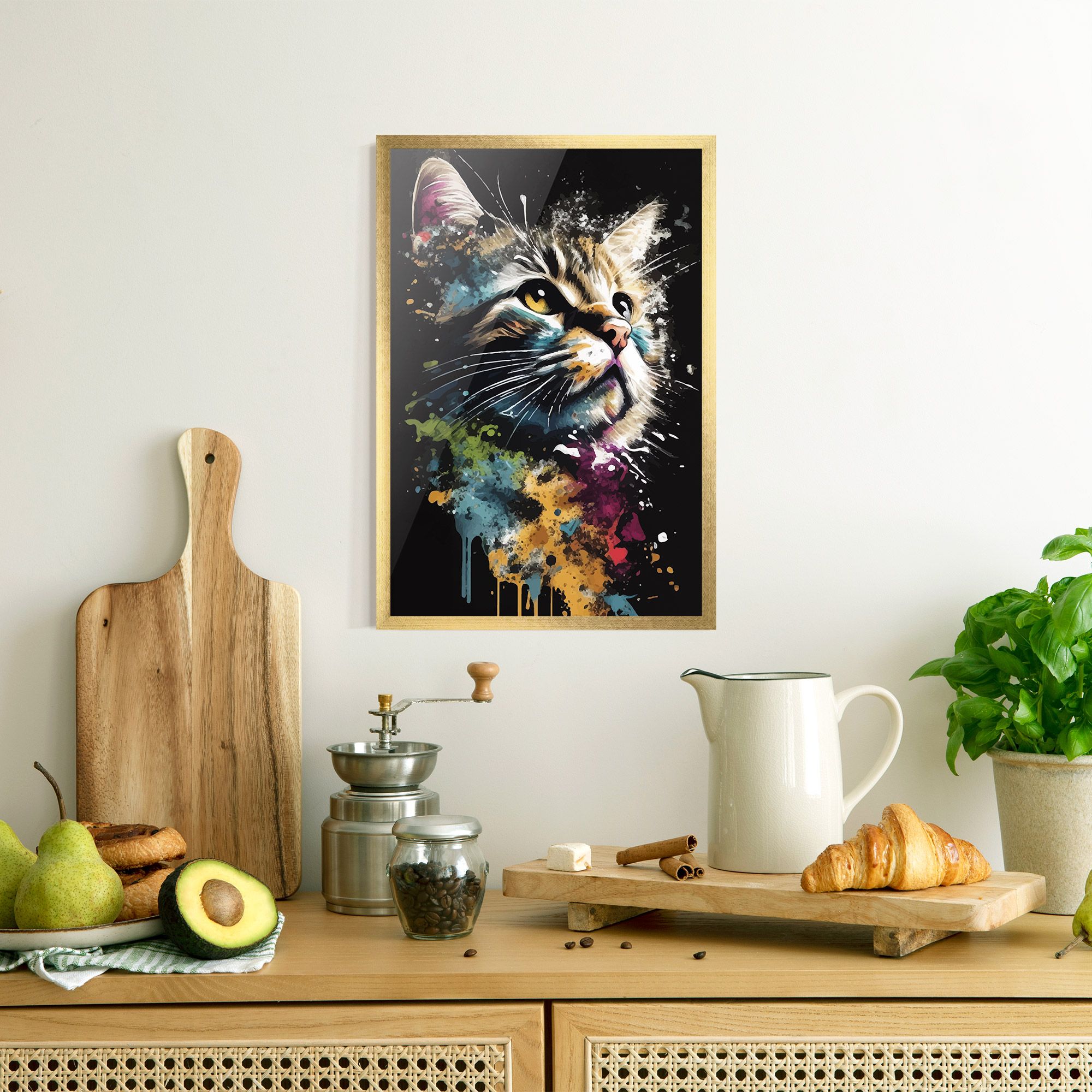 Painted Cat mockup 8