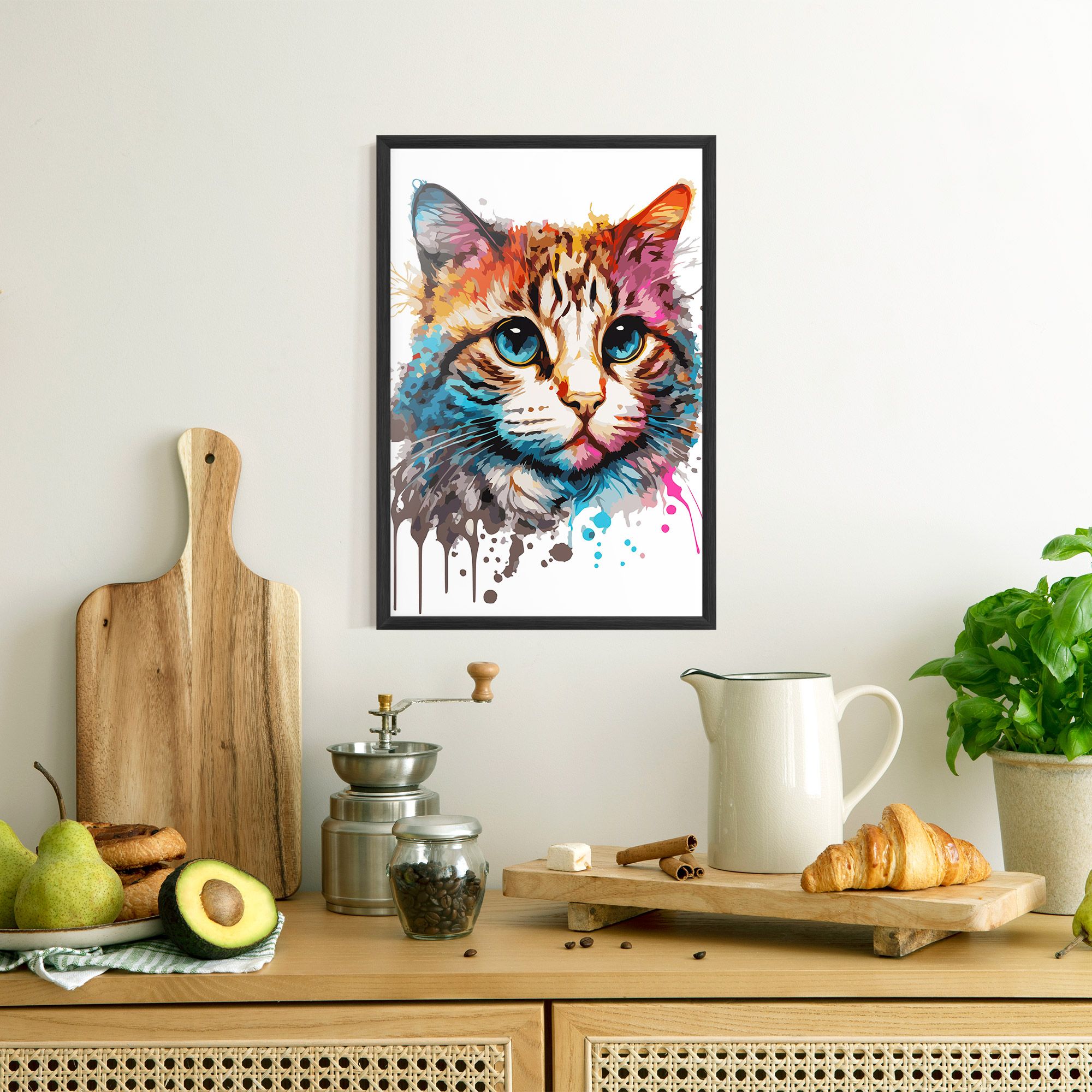 Blue Eyes Cat mockup 8