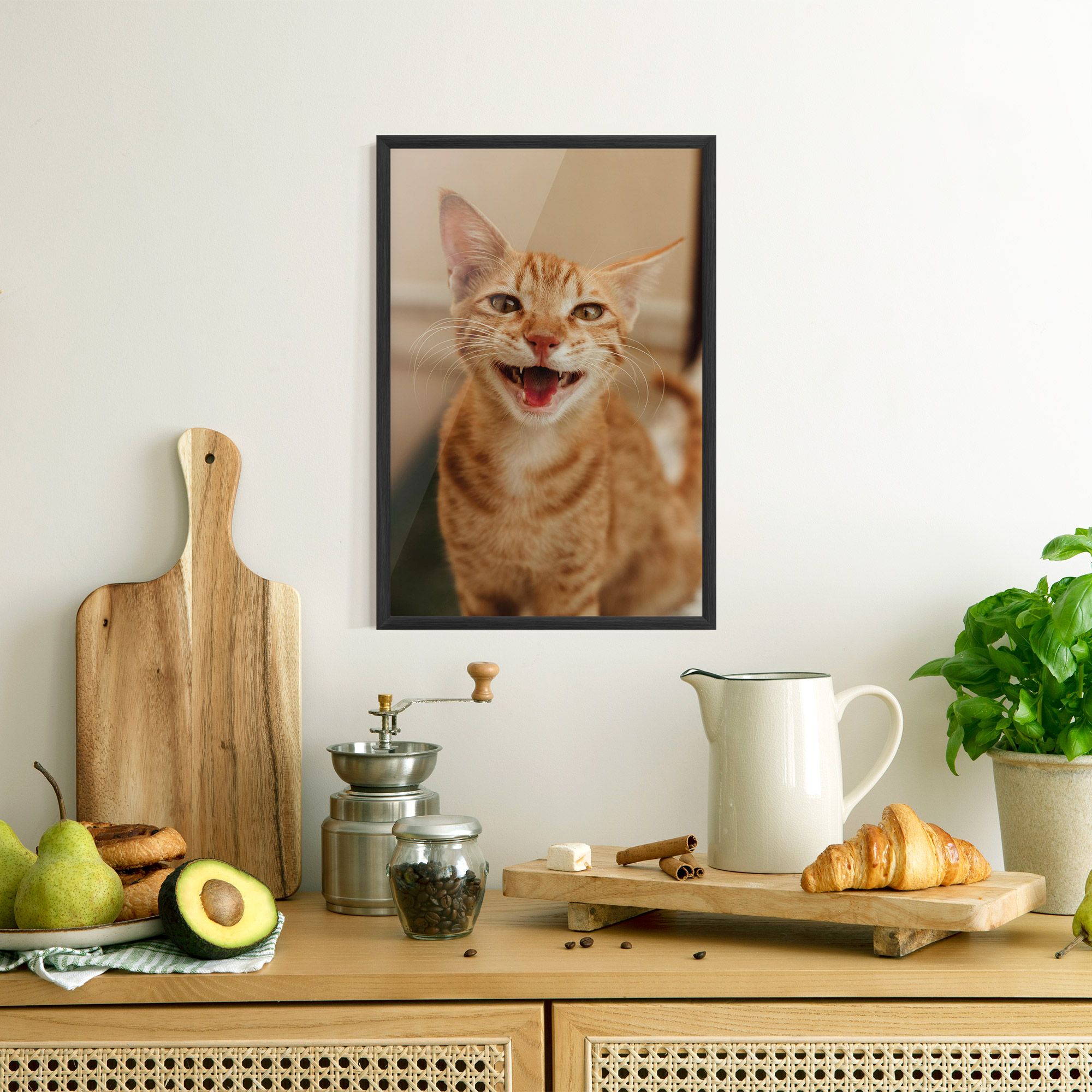 Orange Cat Smiling mockup 8
