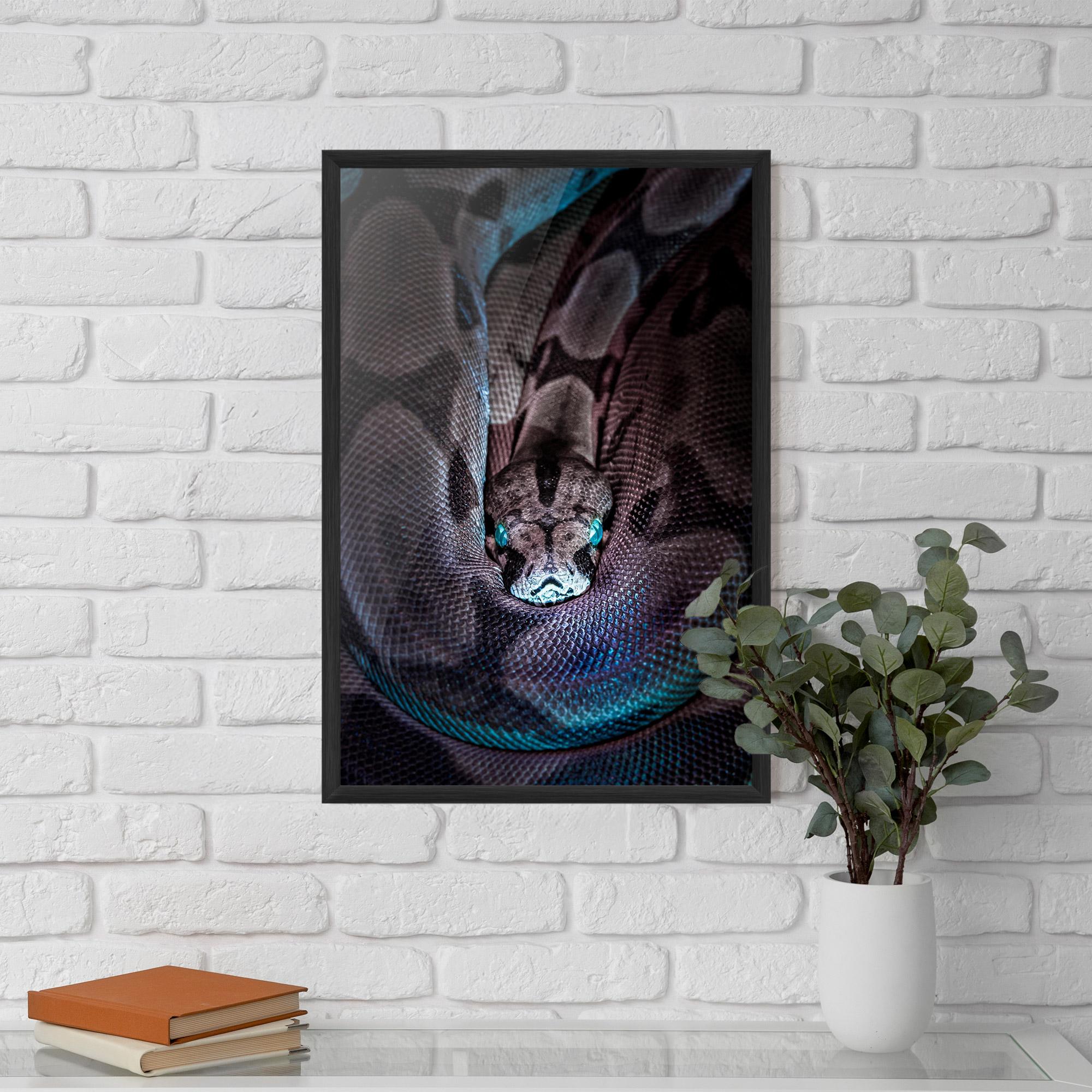 Poster Înrămat Vibrant Snake mockup 5