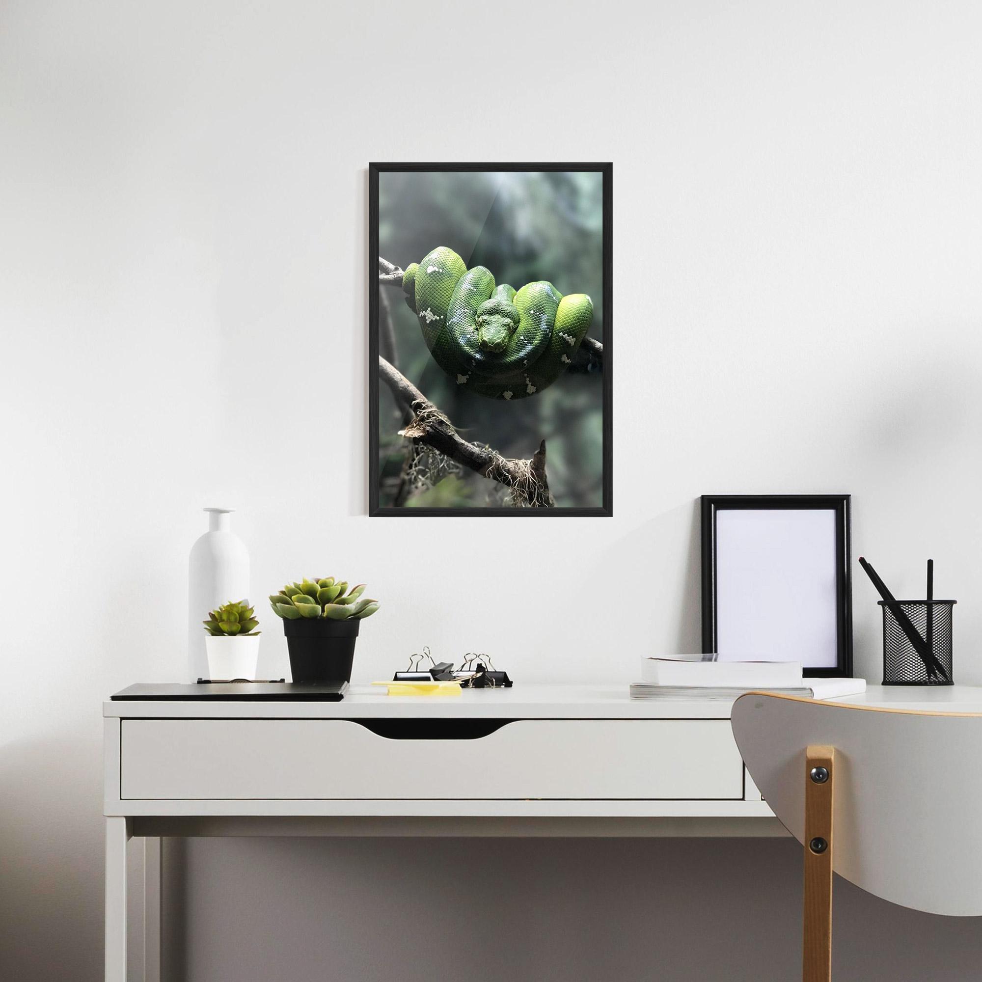 Poster Înrămat Sleepy Snake mockup 7