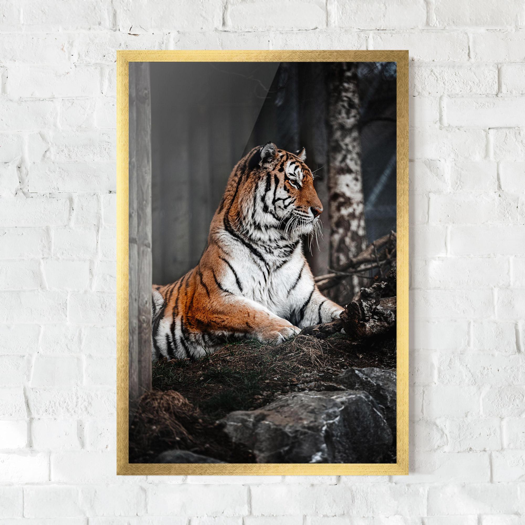 Poster Înrămat Forest Tiger mockup 0