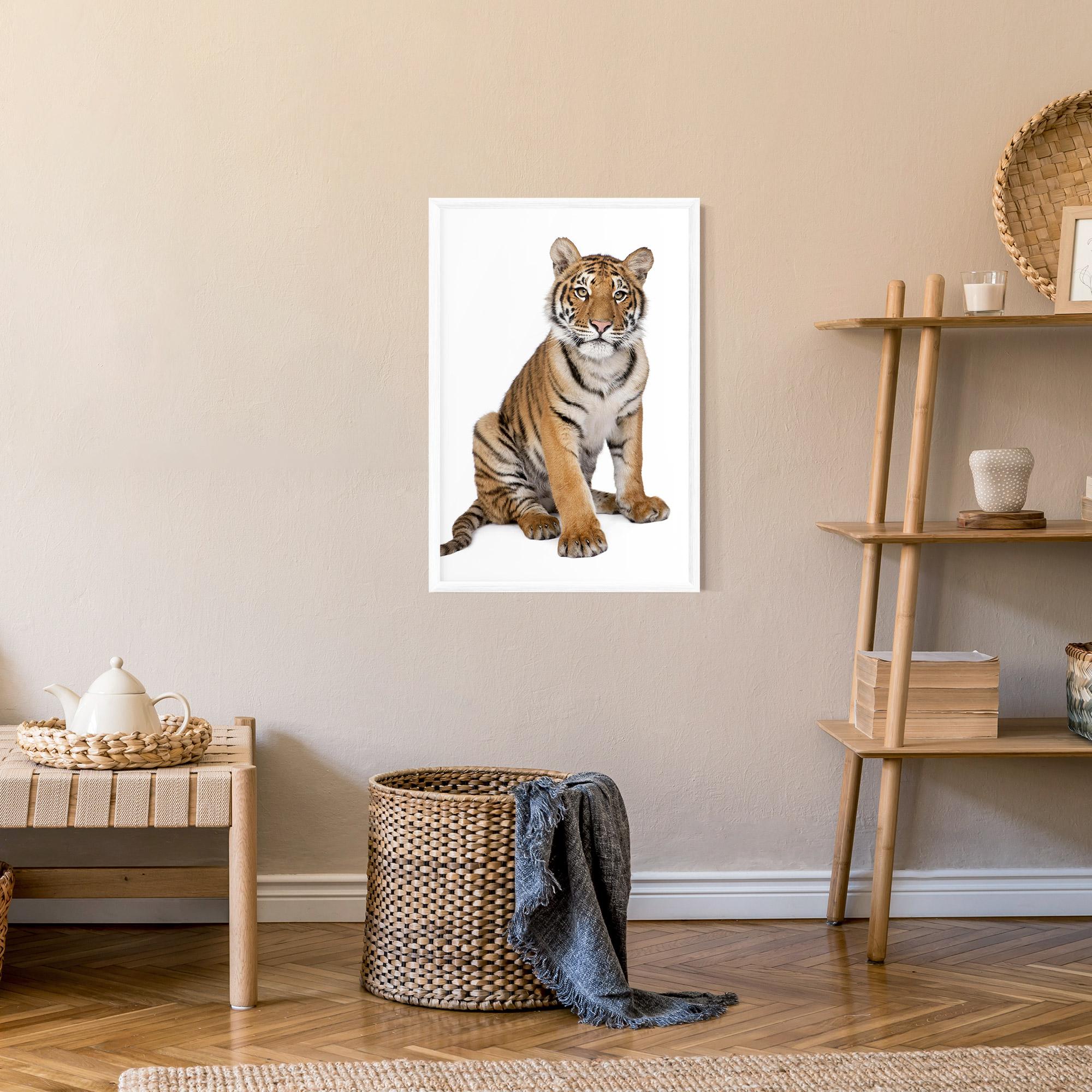 Poster Înrămat Baby Tiger mockup 9