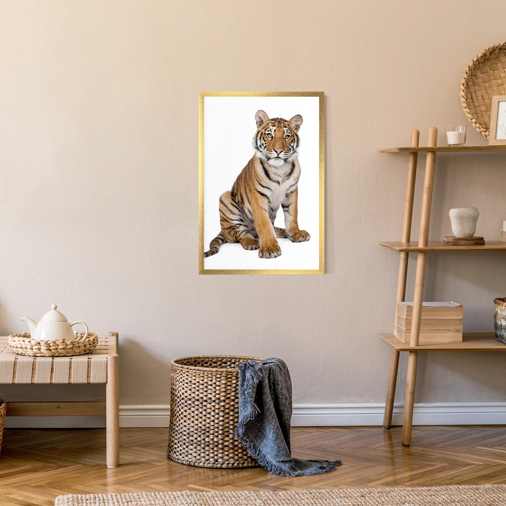 Poster Înrămat Baby Tiger mockup 9