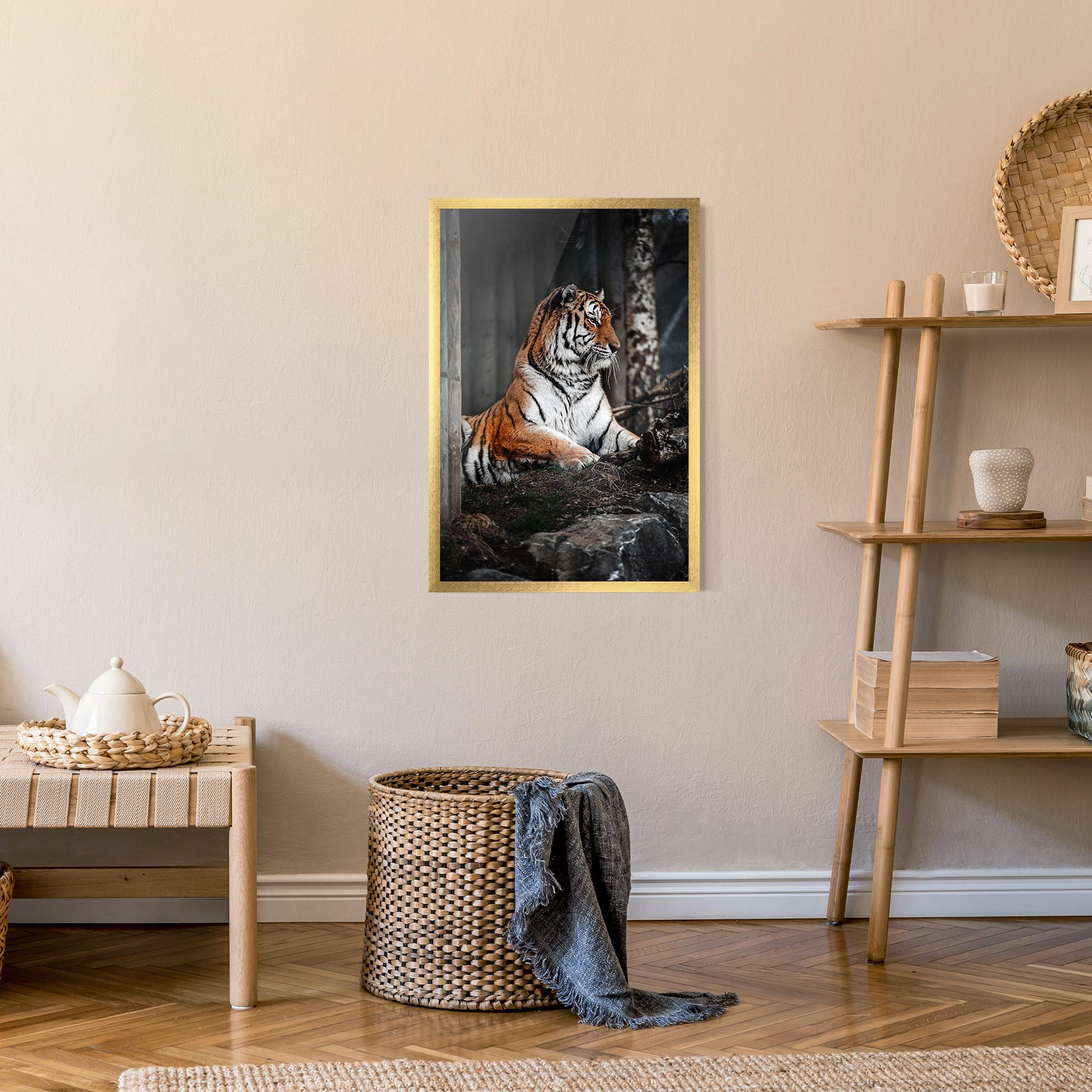 Poster Înrămat Forest Tiger mockup 9